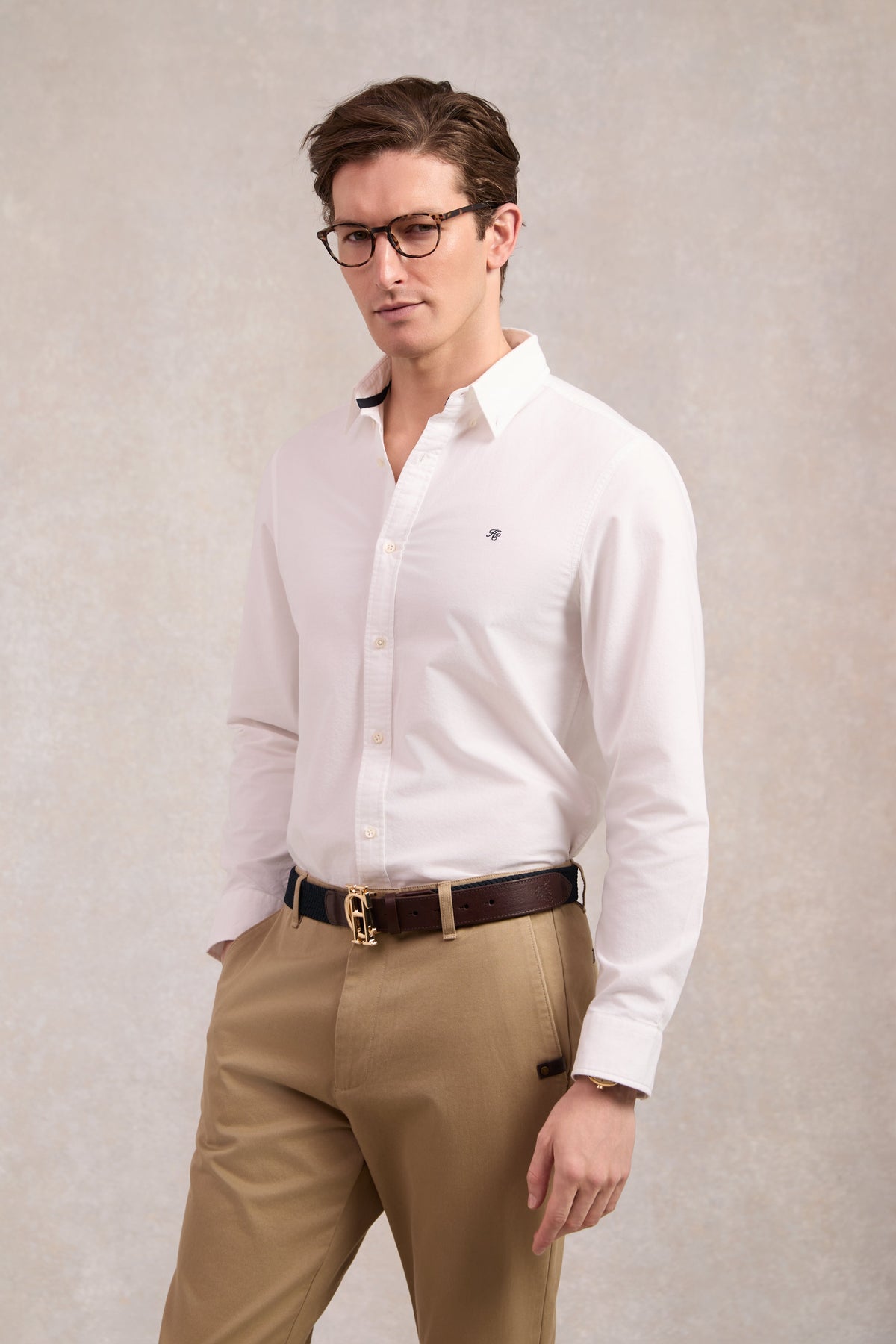 Men's Oxford Shirt (White)