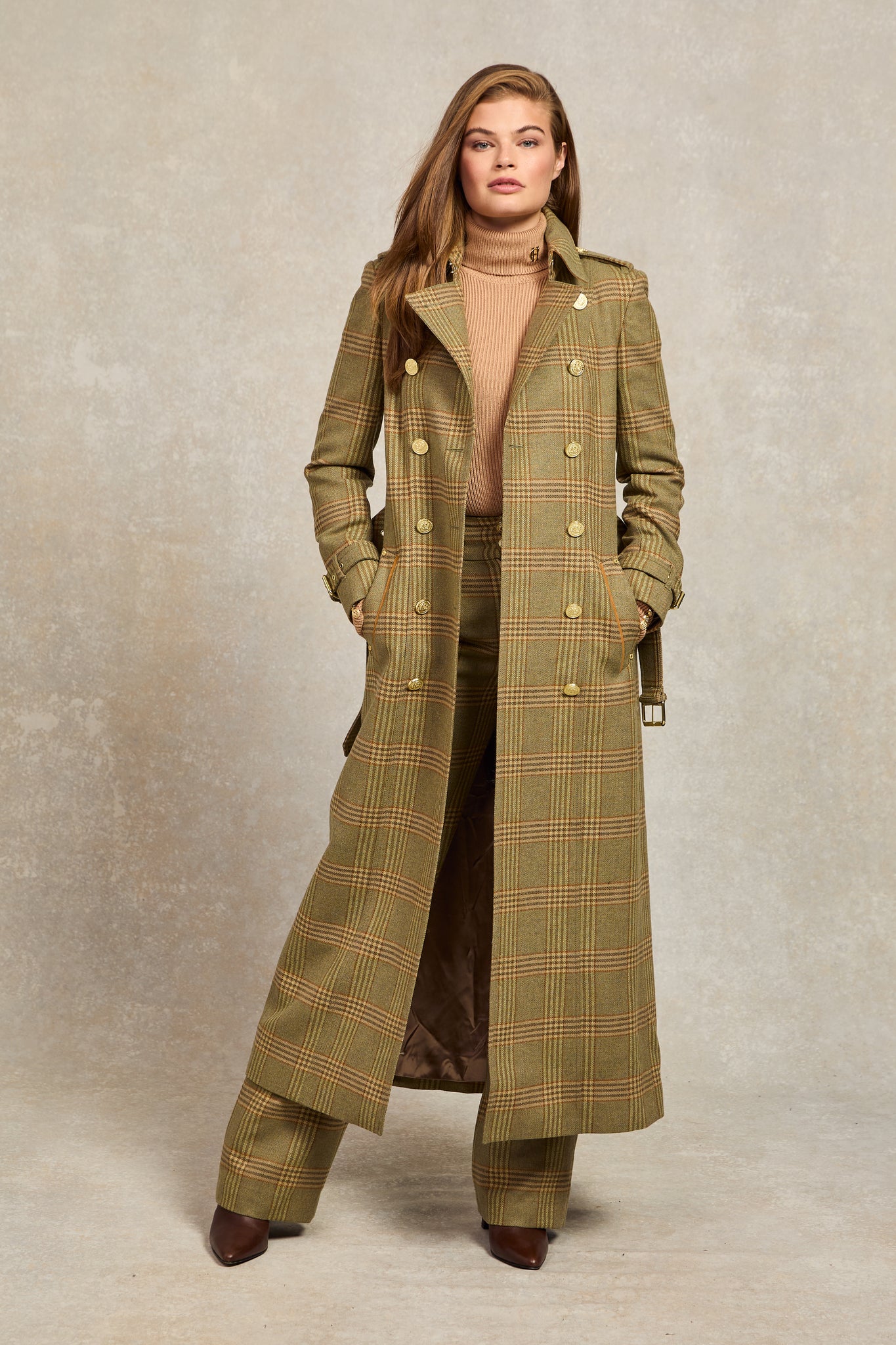 Full Length Marlborough Trench Coat (Leveret)