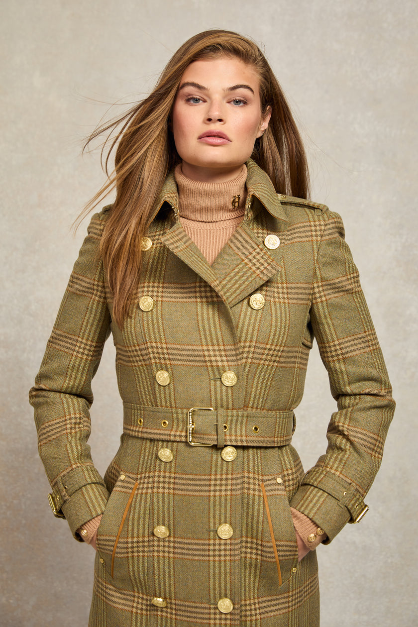 Full Length Marlborough Trench Coat (Leveret)