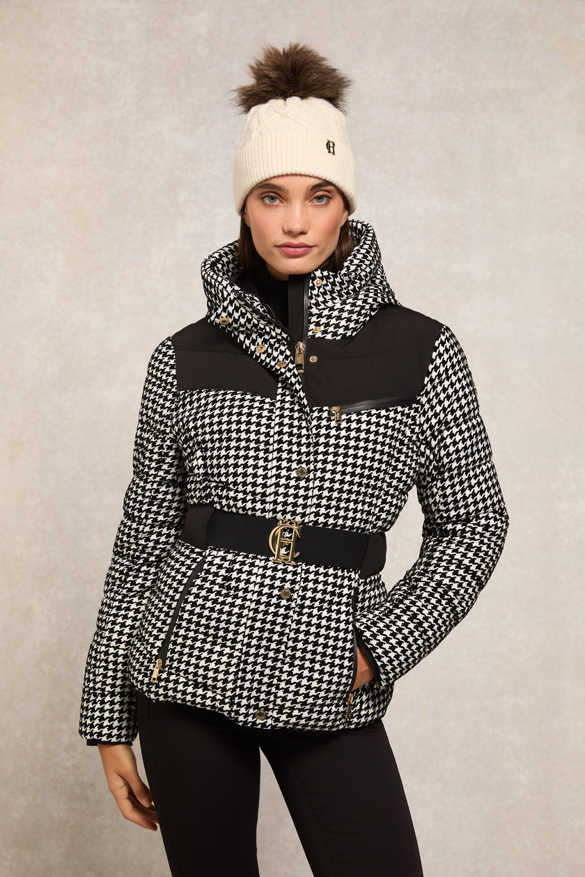 Vermont Puffer Jacket (Houndstooth)