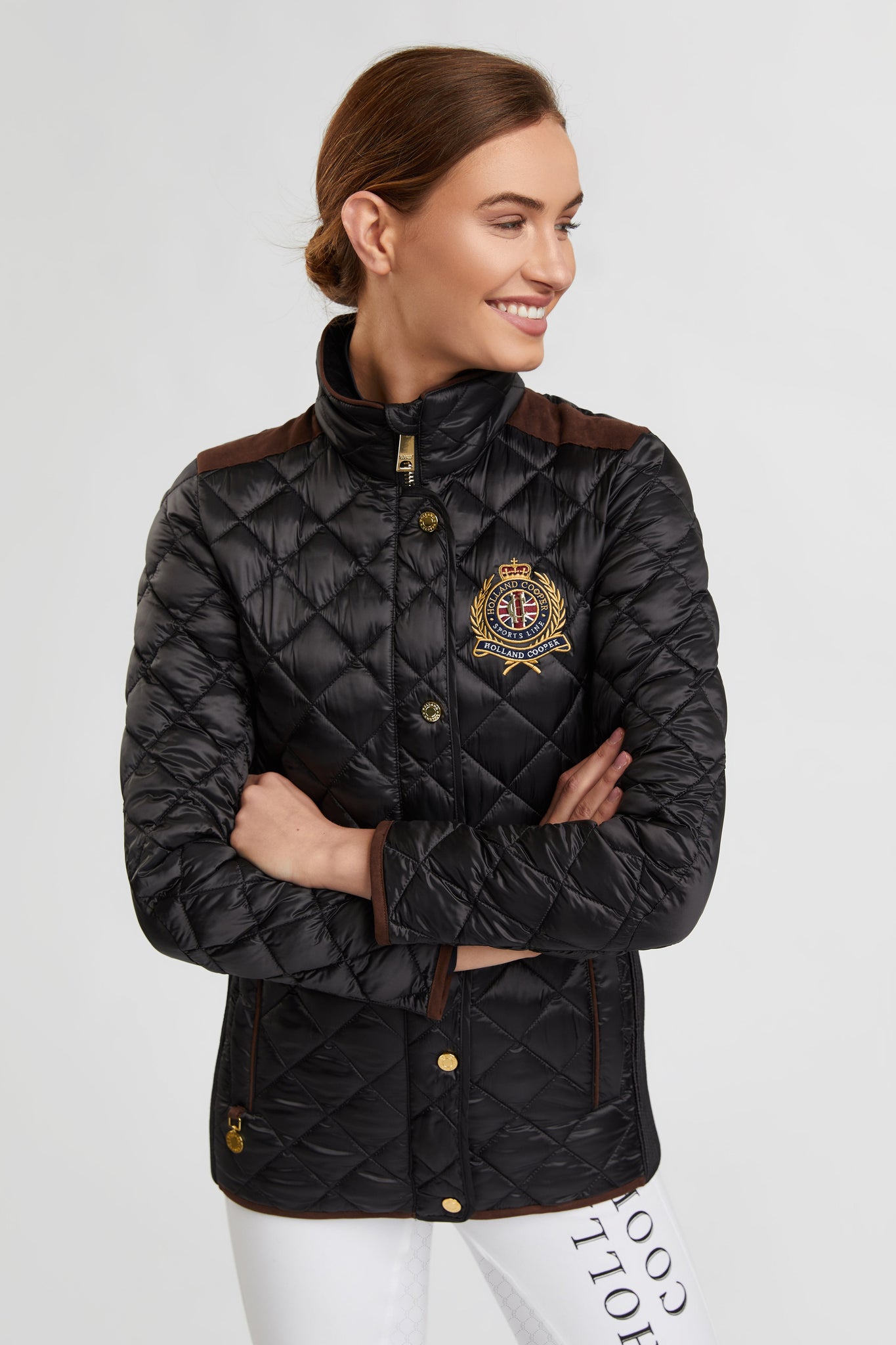 Diamond Quilt Jacket (Black)