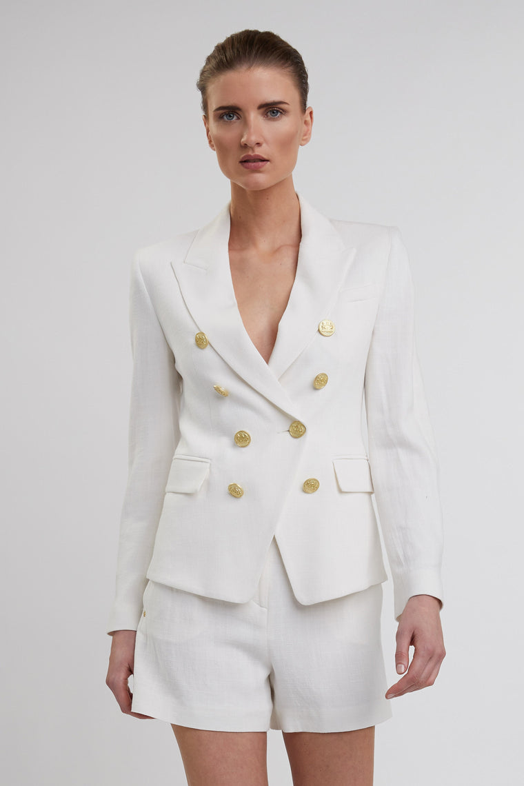 The Oyster Linen Suit