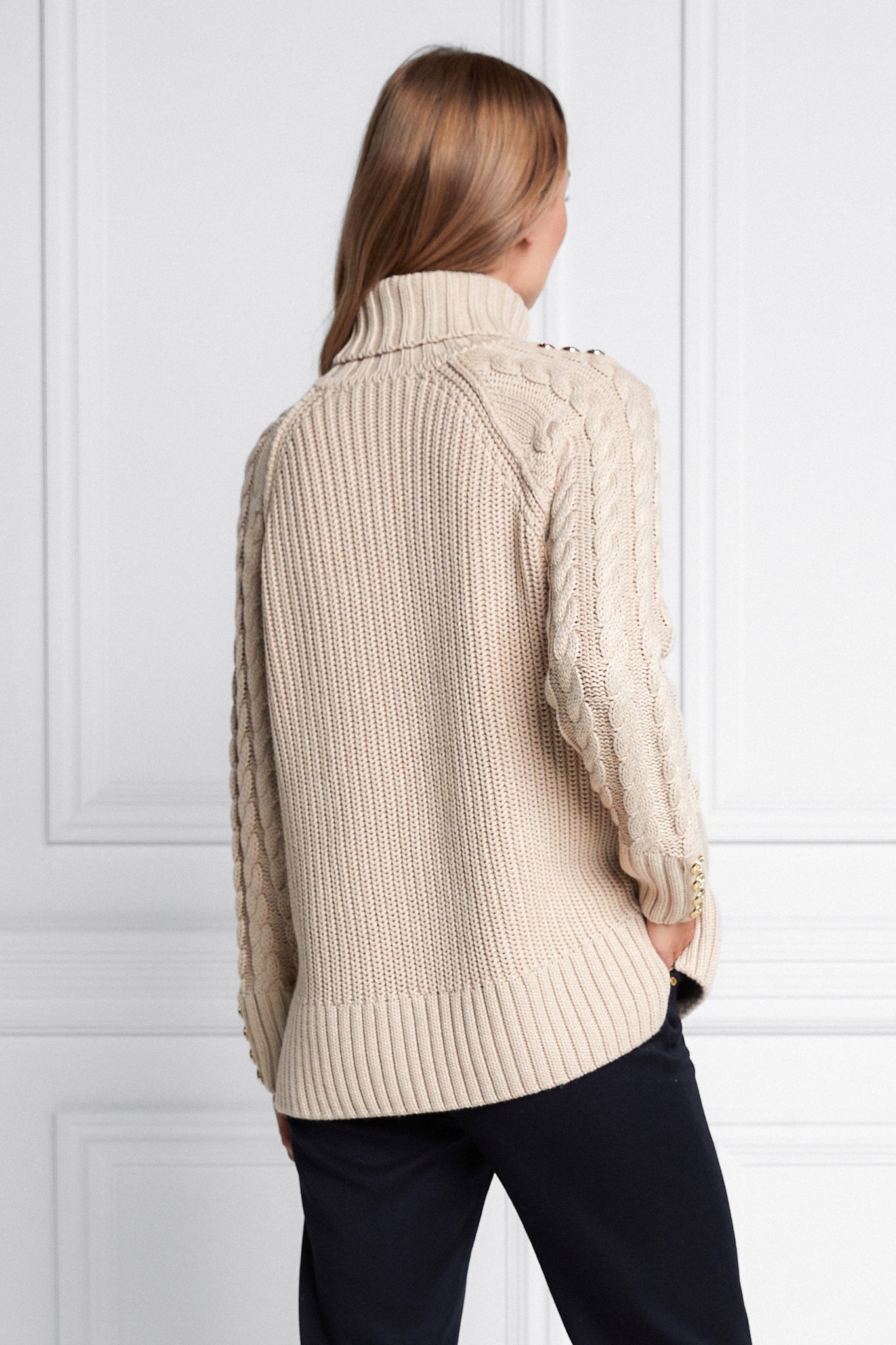 Greenwich Cable Knit (Oatmeal)