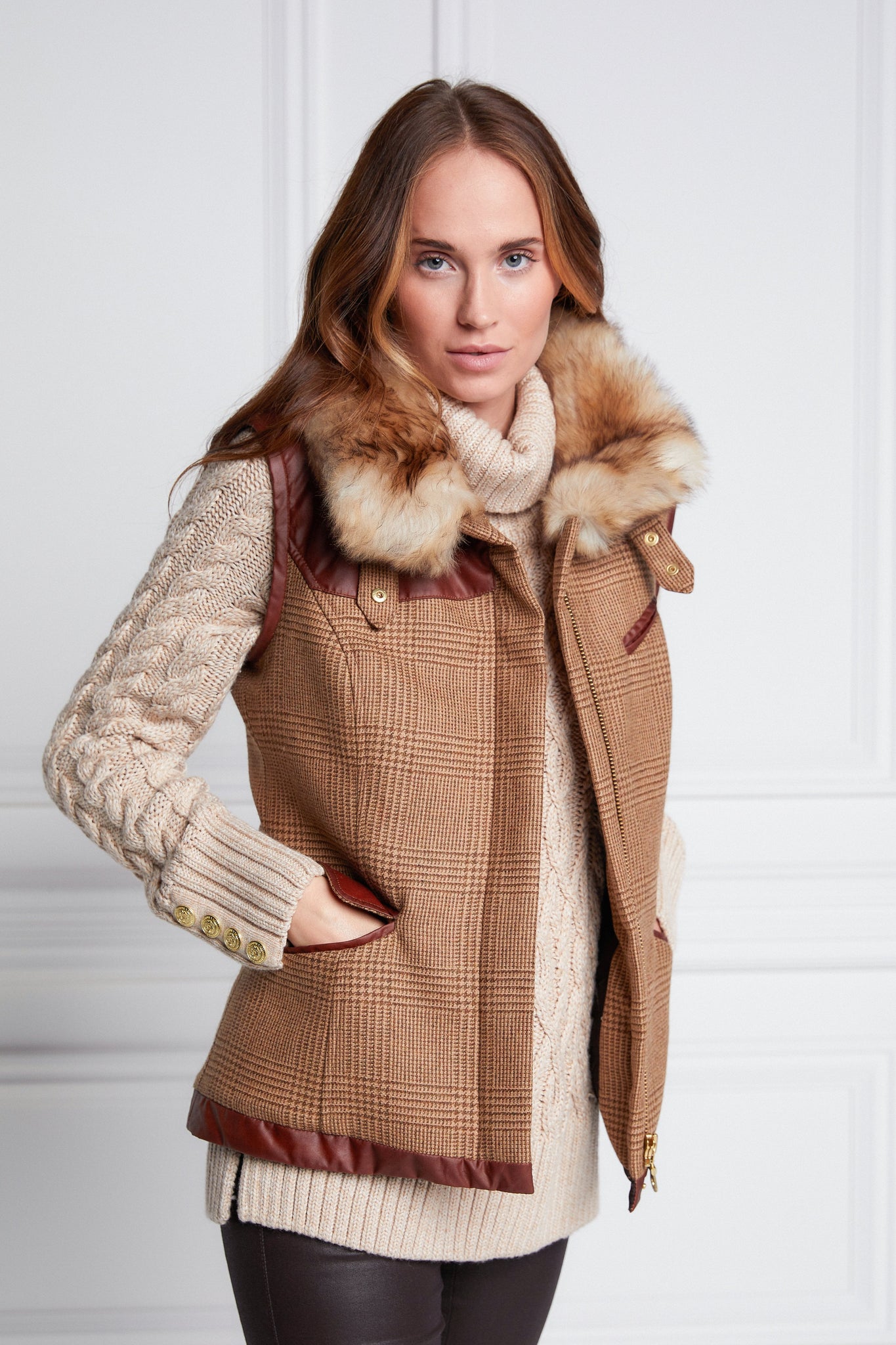 Aviator Gilet (Tawny)