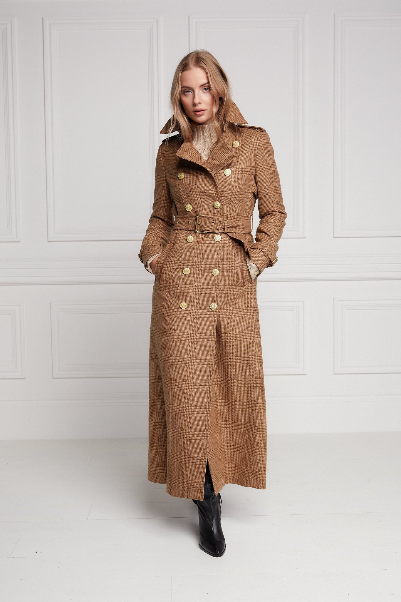 Full Length Marlborough Trench Coat (Tawny)