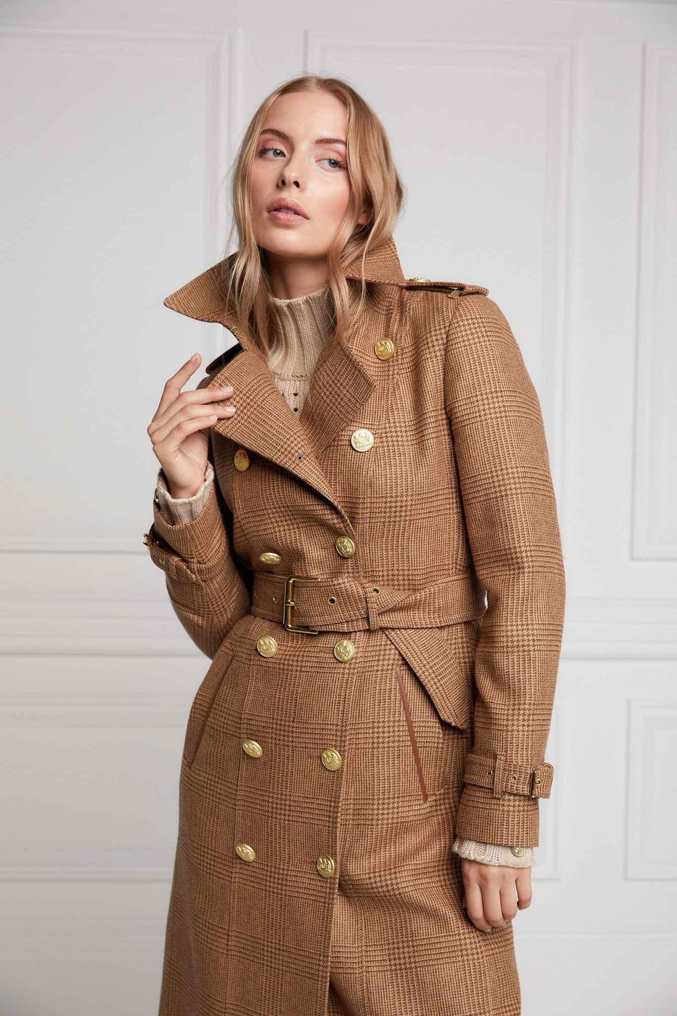 Full Length Marlborough Trench Coat (Tawny)