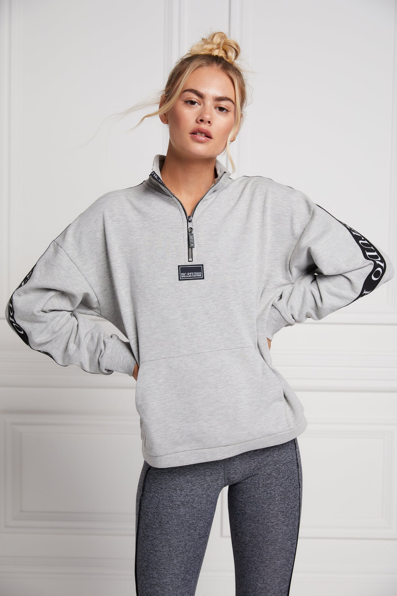 Studio Taped Sweat (Grey Marl)