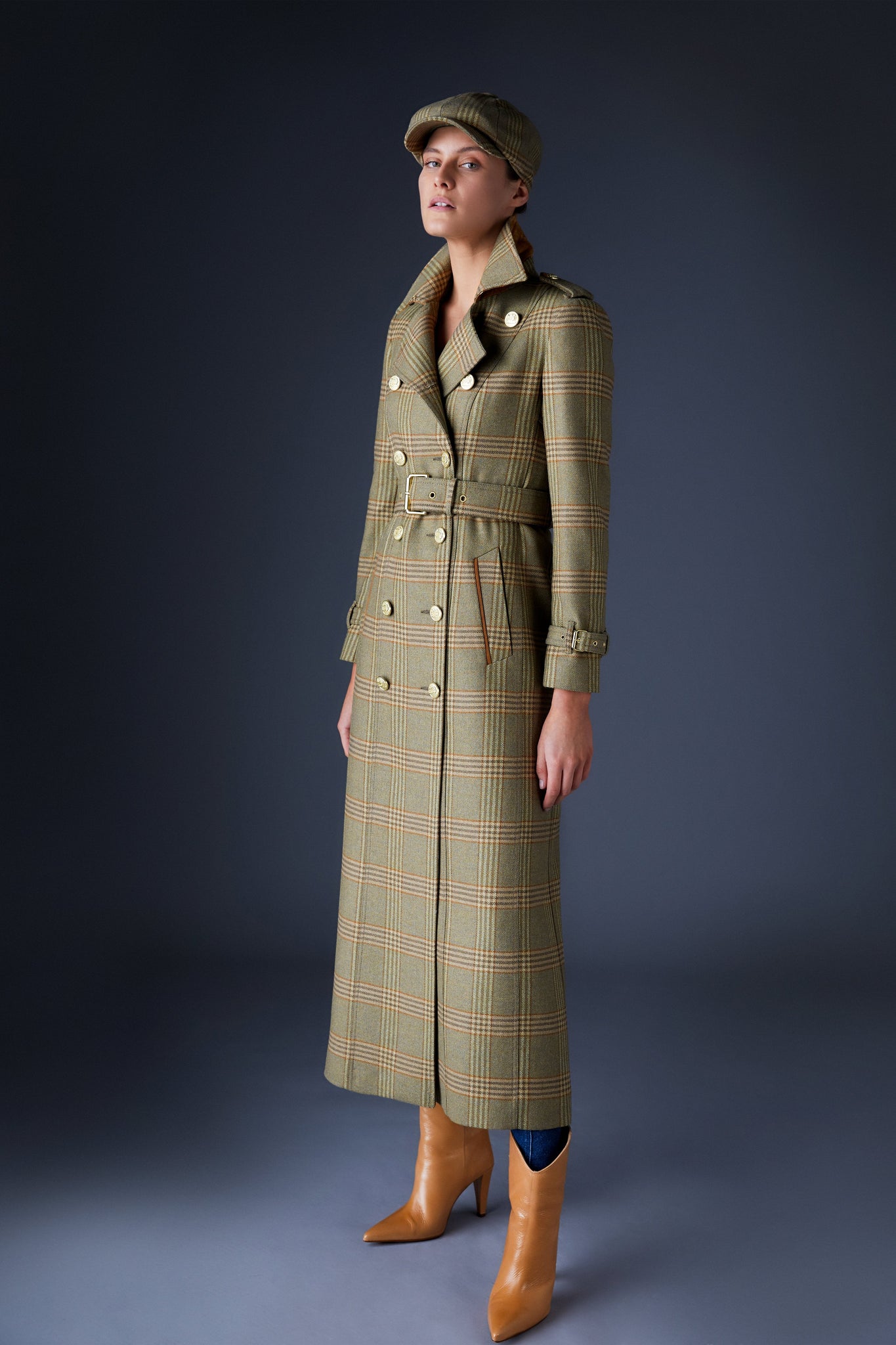 Full Length Marlborough Trench Coat (Leveret)