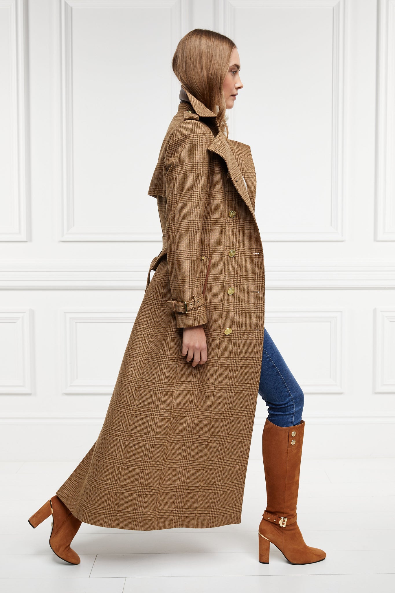 Boutique - Full Length Marlborough Trench Coat (Tawny)