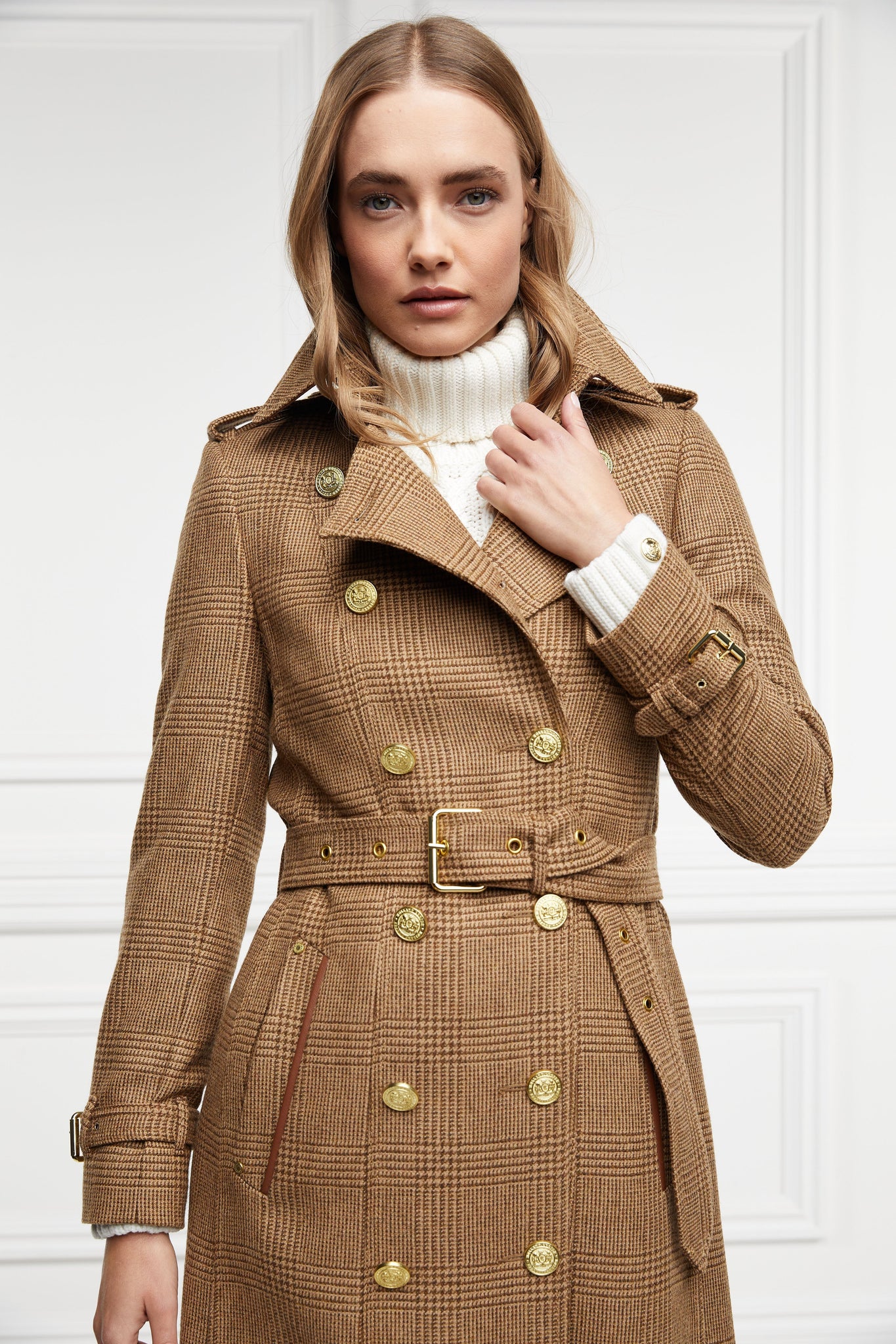 Boutique - Full Length Marlborough Trench Coat (Tawny)