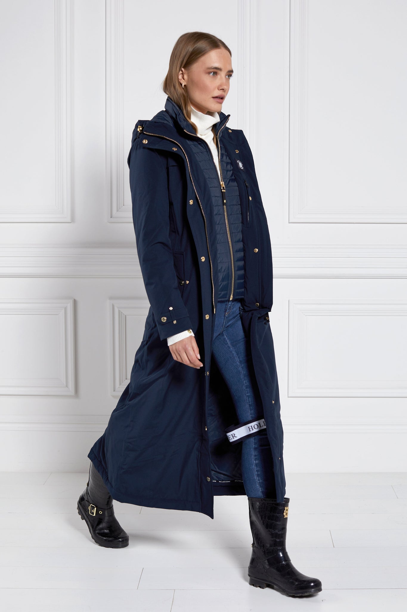 Longline Training Coat (Ink Navy)