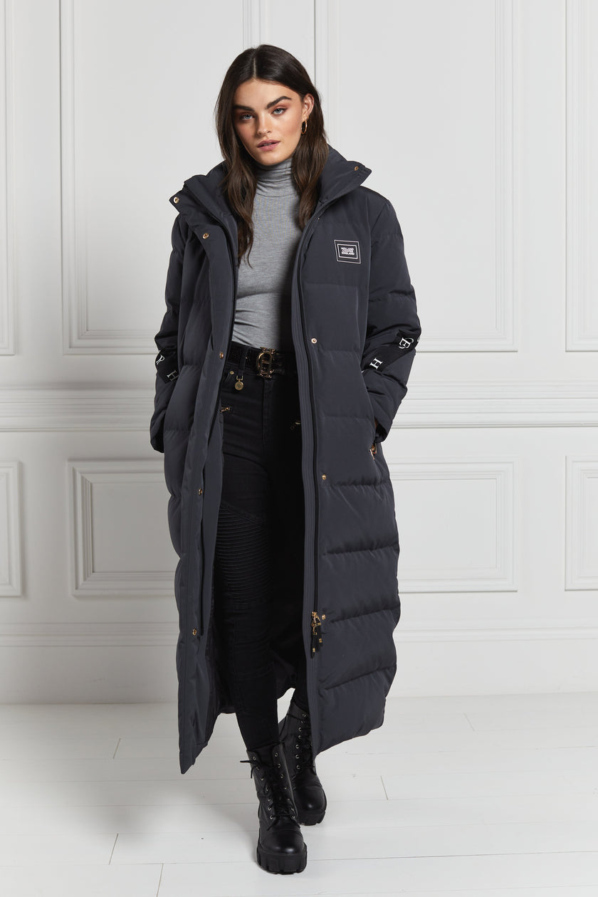 Camden Longline Coat (Charcoal)