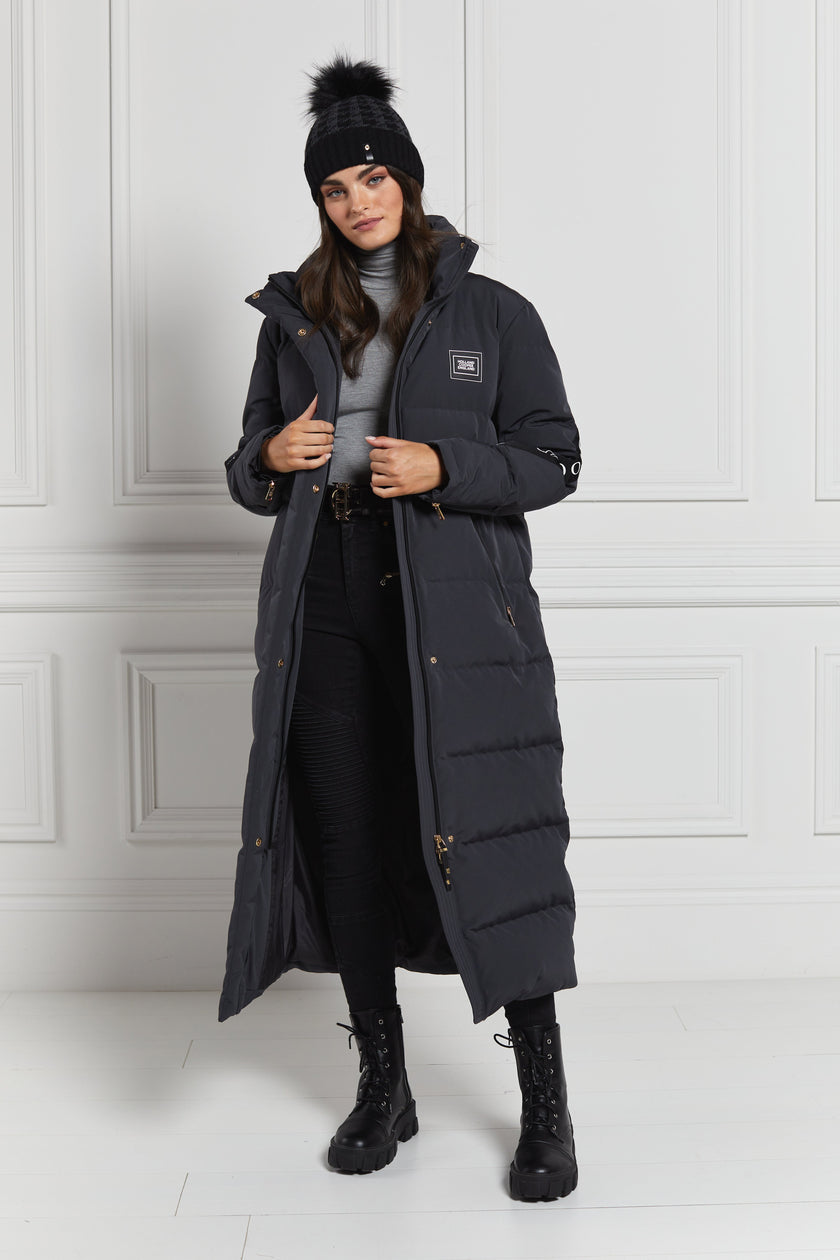 Camden Longline Coat (Charcoal)