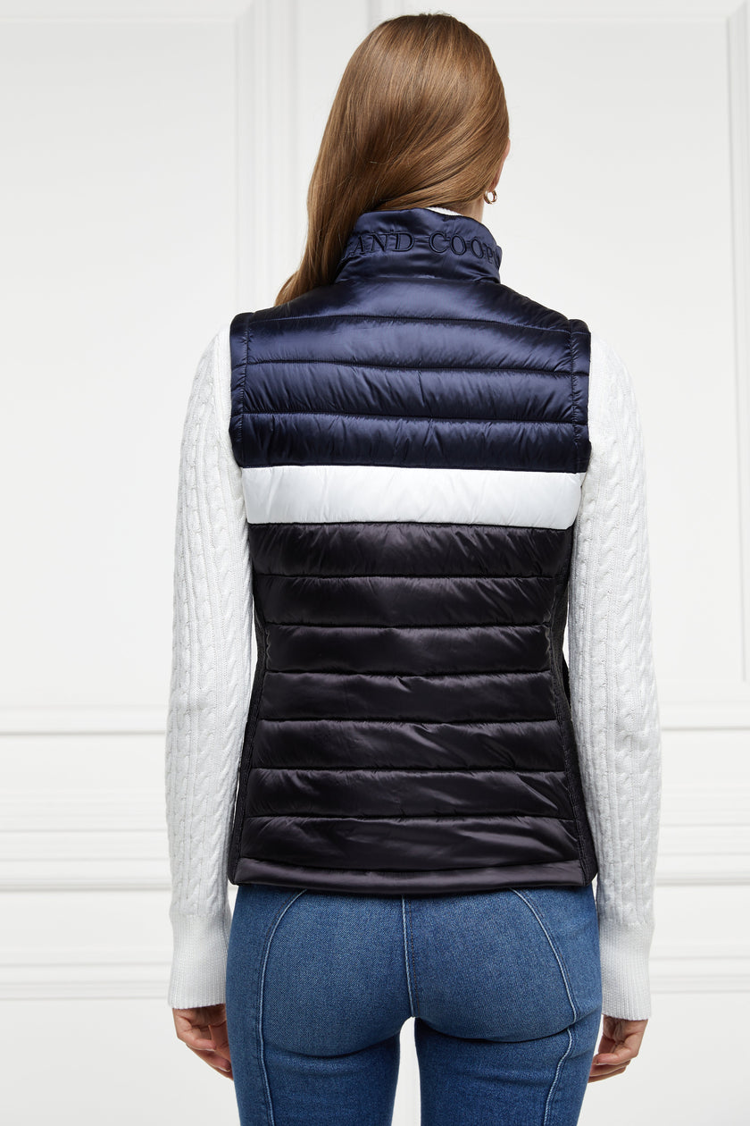 Loxley Panelled Gilet (Ink Navy)