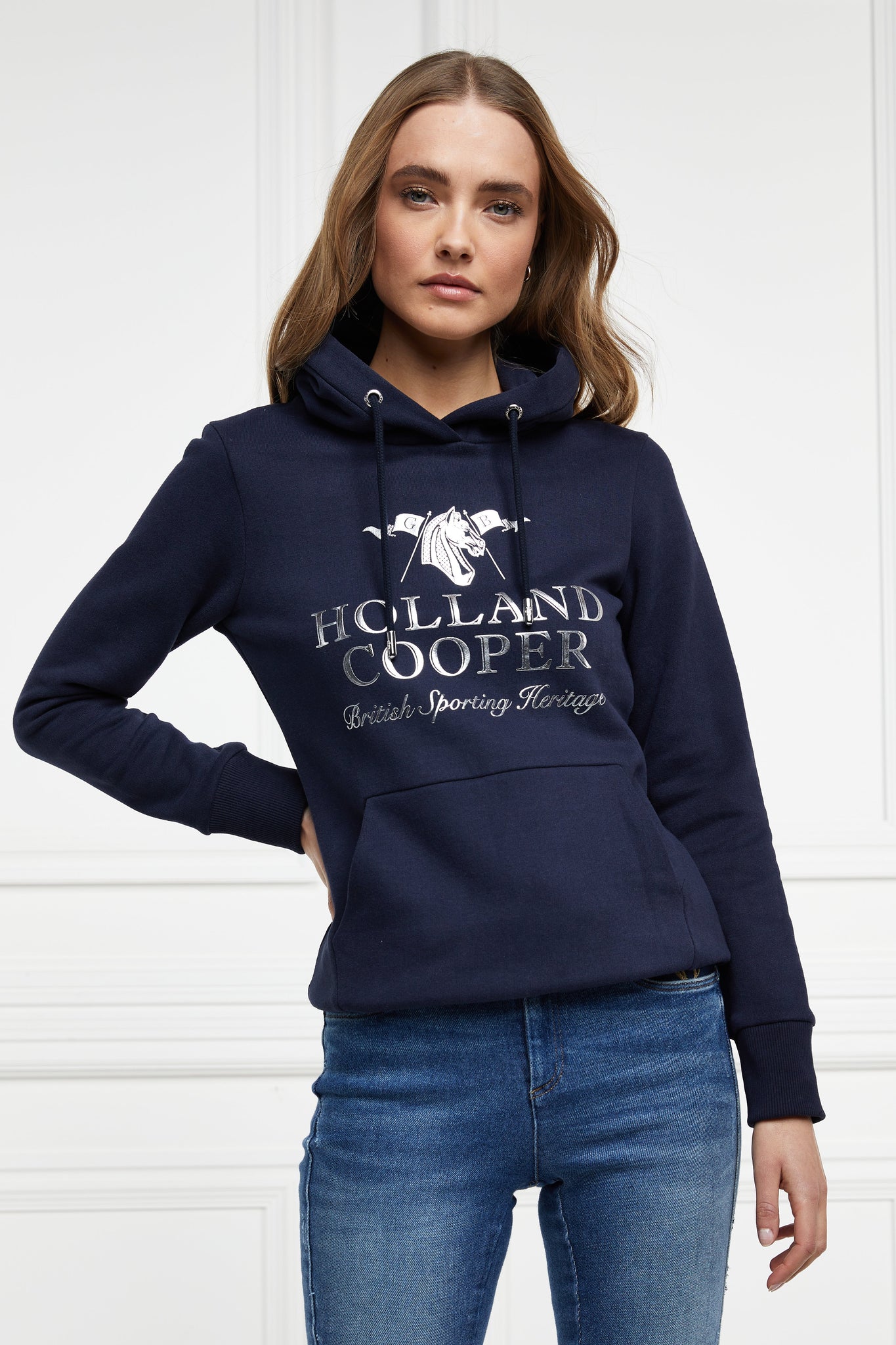 Hickstead Logo Hoodie (Ink Navy)