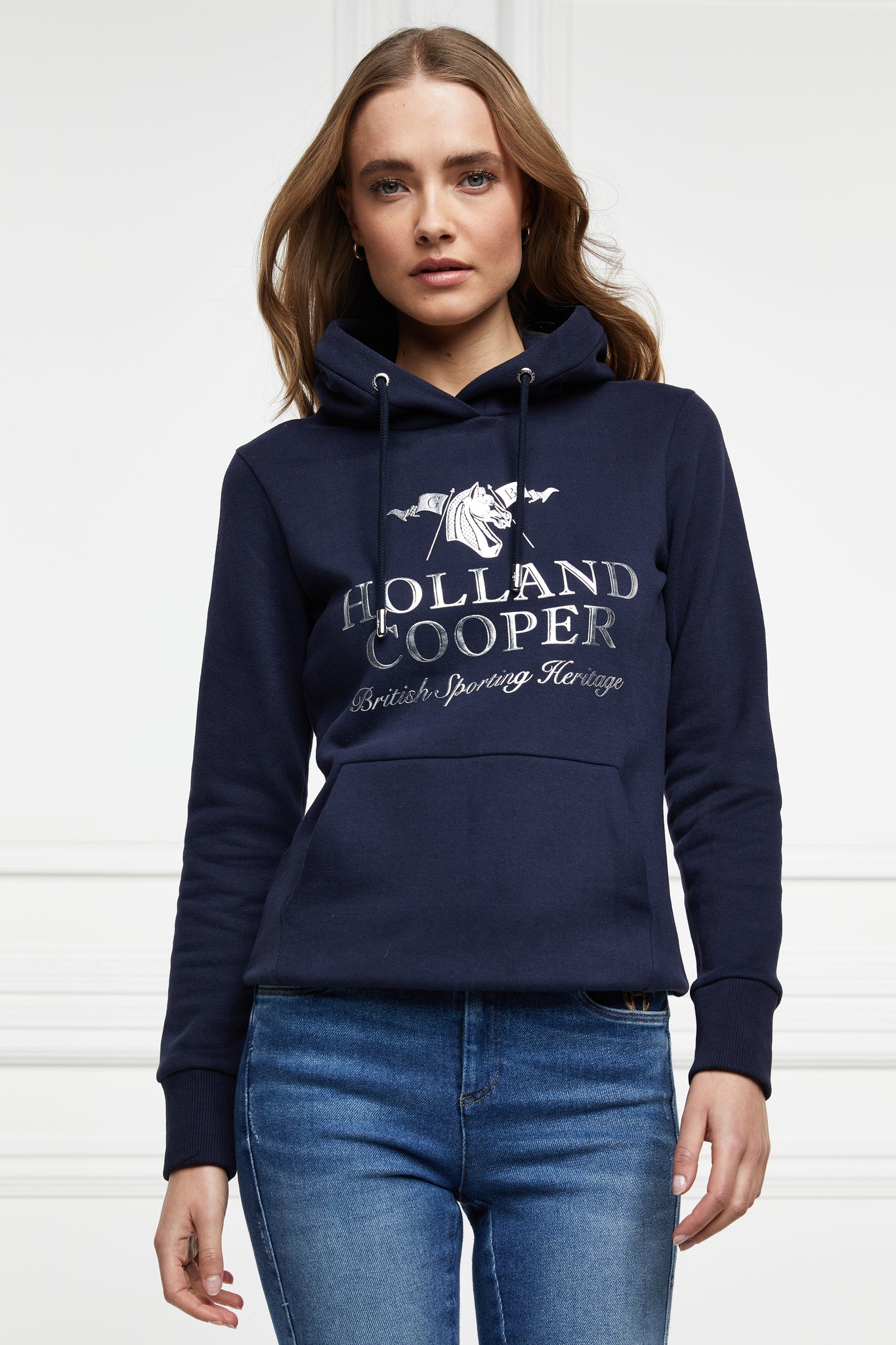 Hickstead Logo Hoodie (Ink Navy)