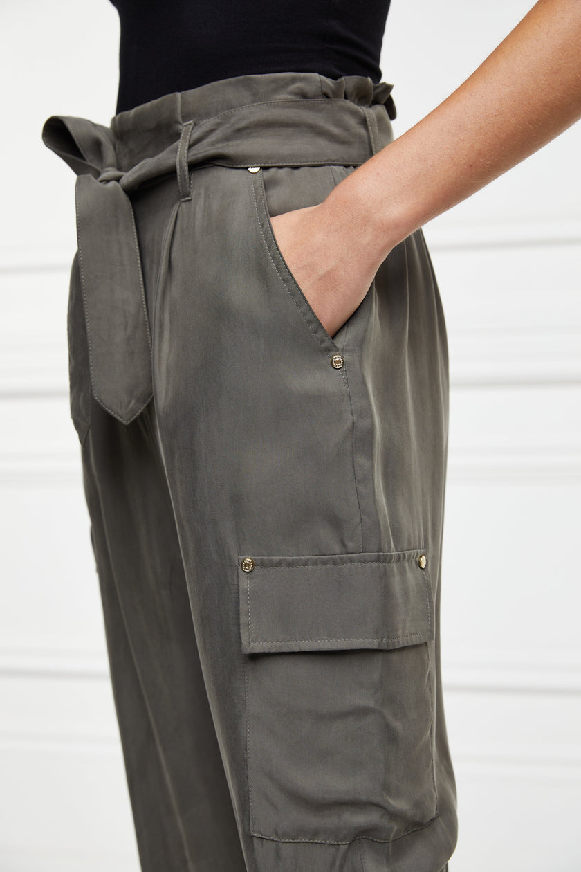 Cupro Cargo Pant (Khaki)