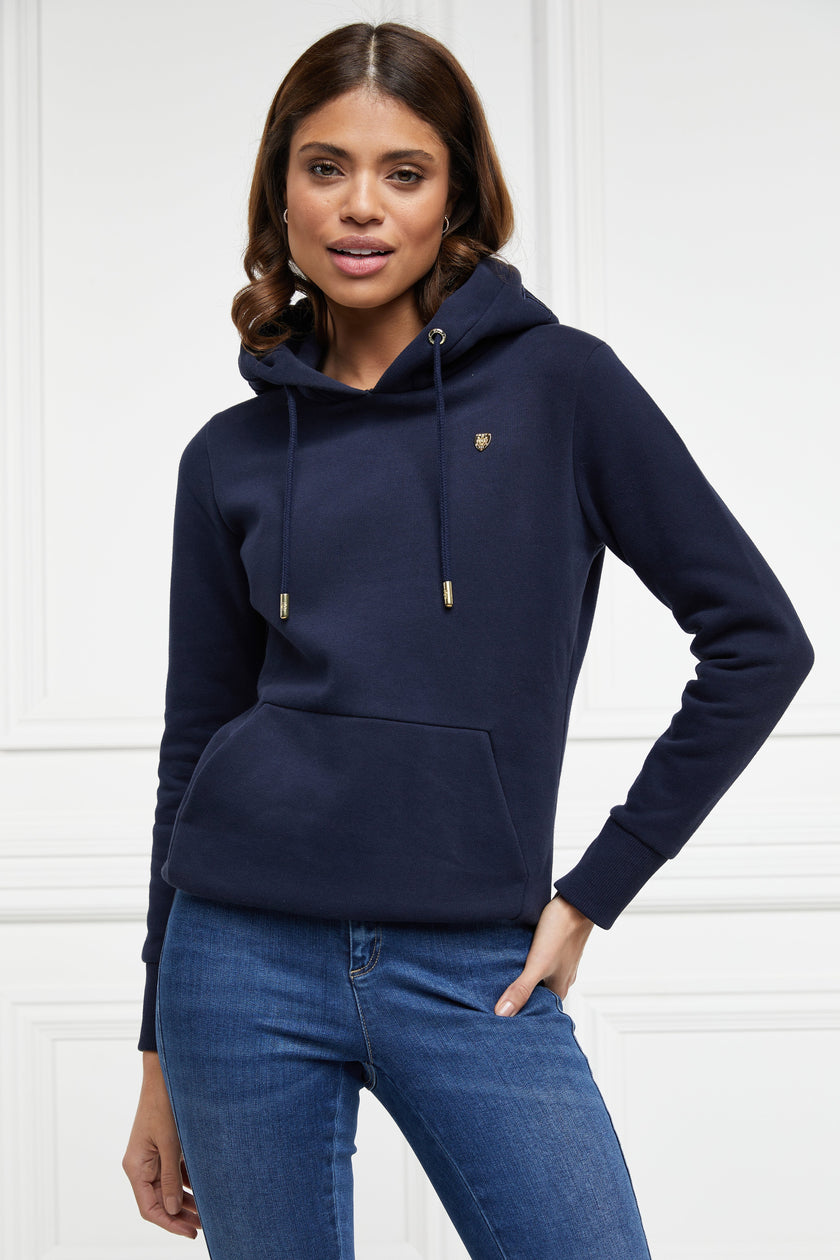 The Essential Shield Hoodie (Ink Navy)