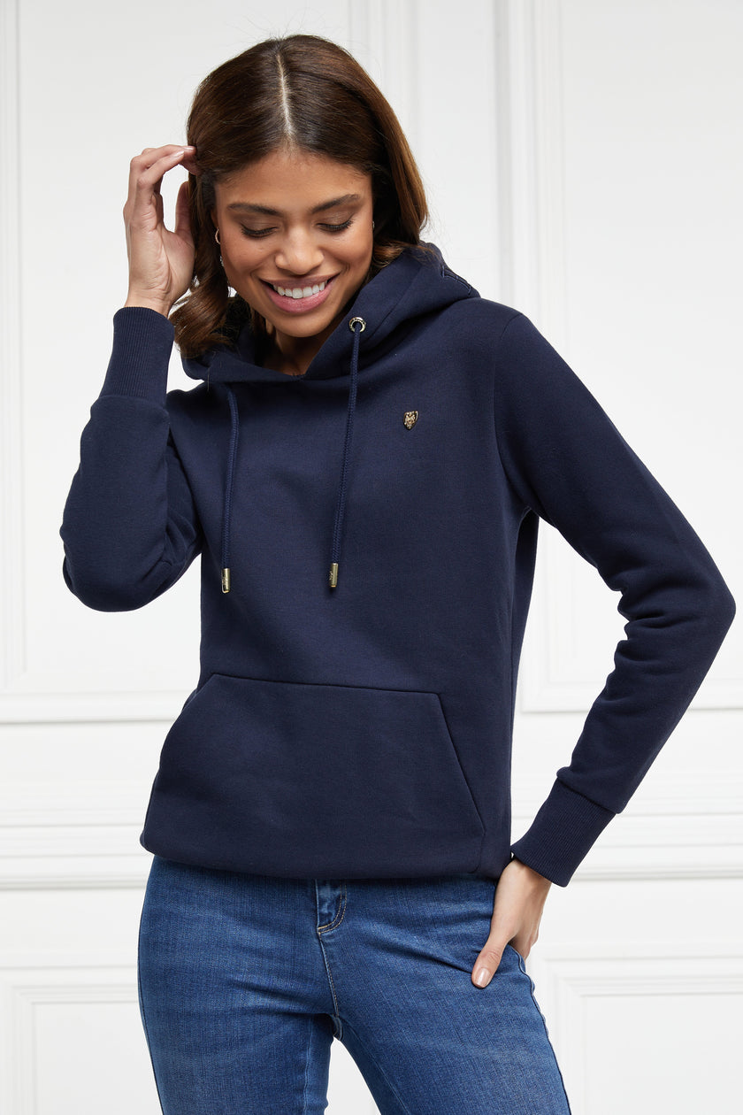 The Essential Shield Hoodie (Ink Navy)