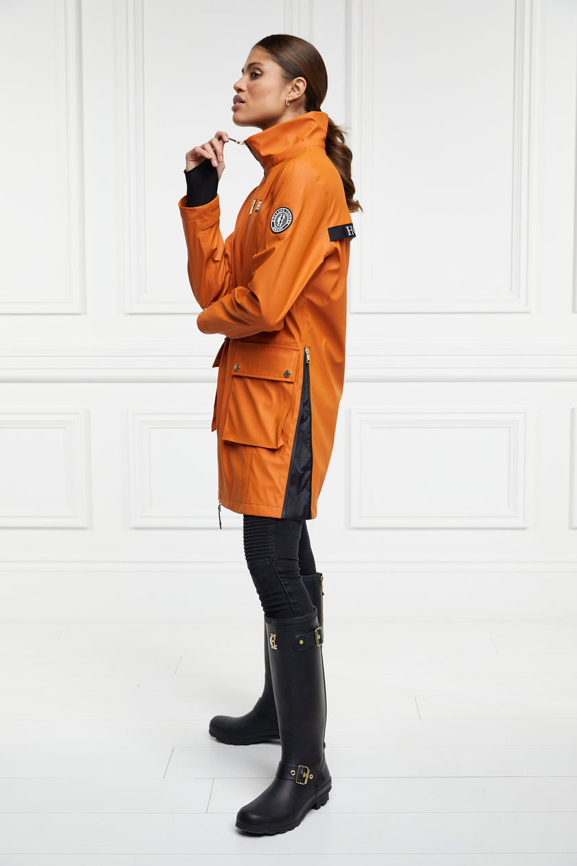 Brecon Rain Coat (Burnt Orange)