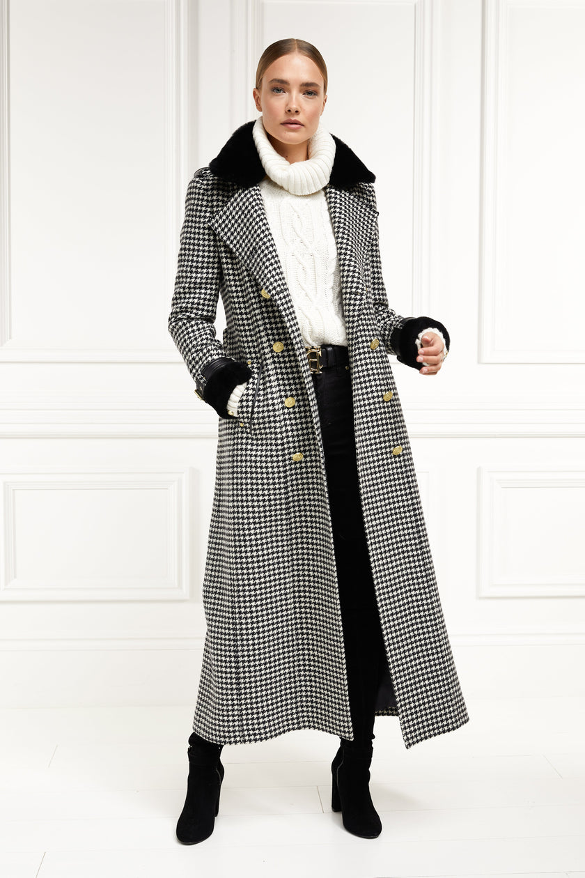 Gold Label Trench (Houndstooth)