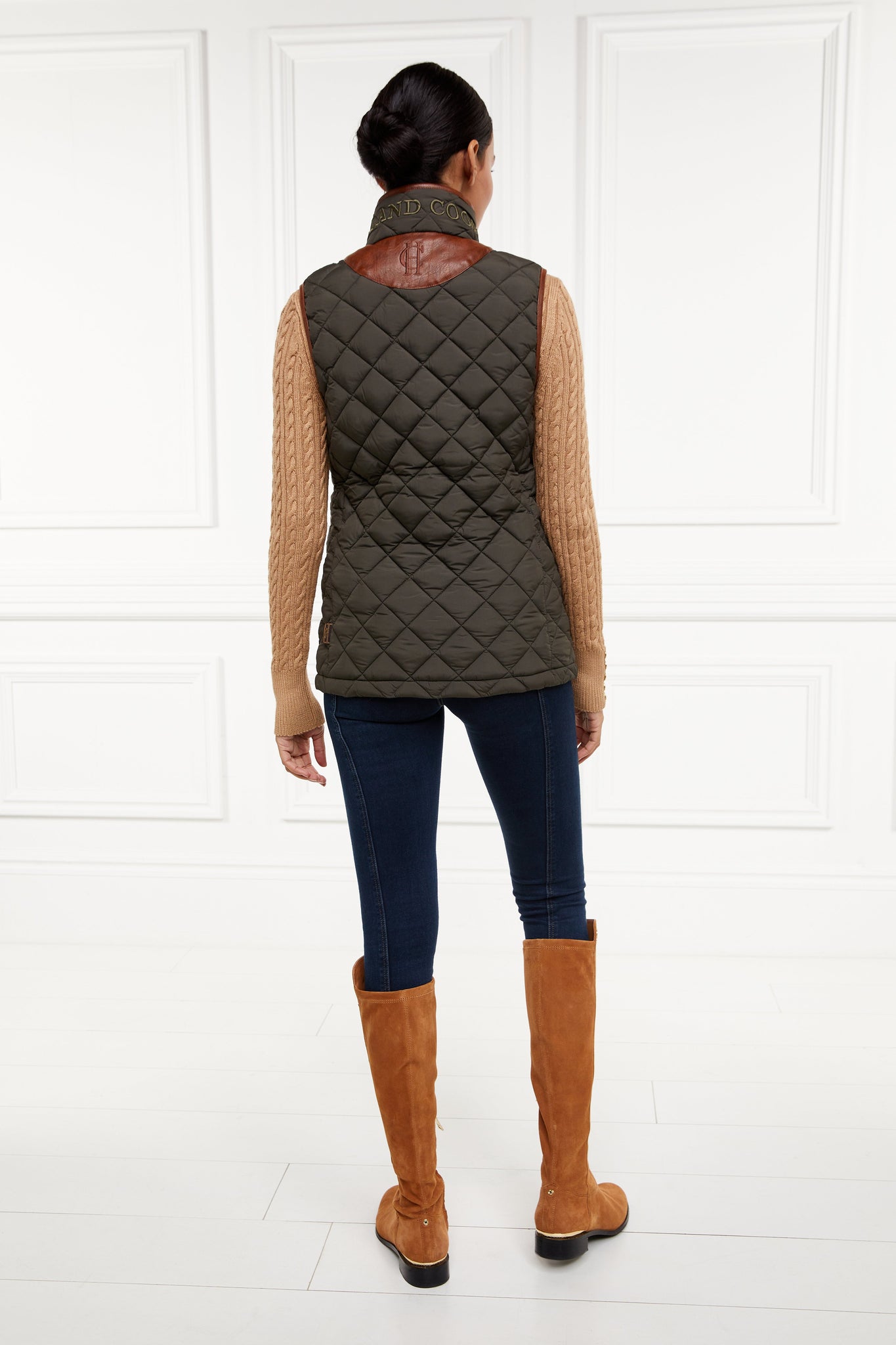 Country Quilted Gilet (Heritage Khaki)