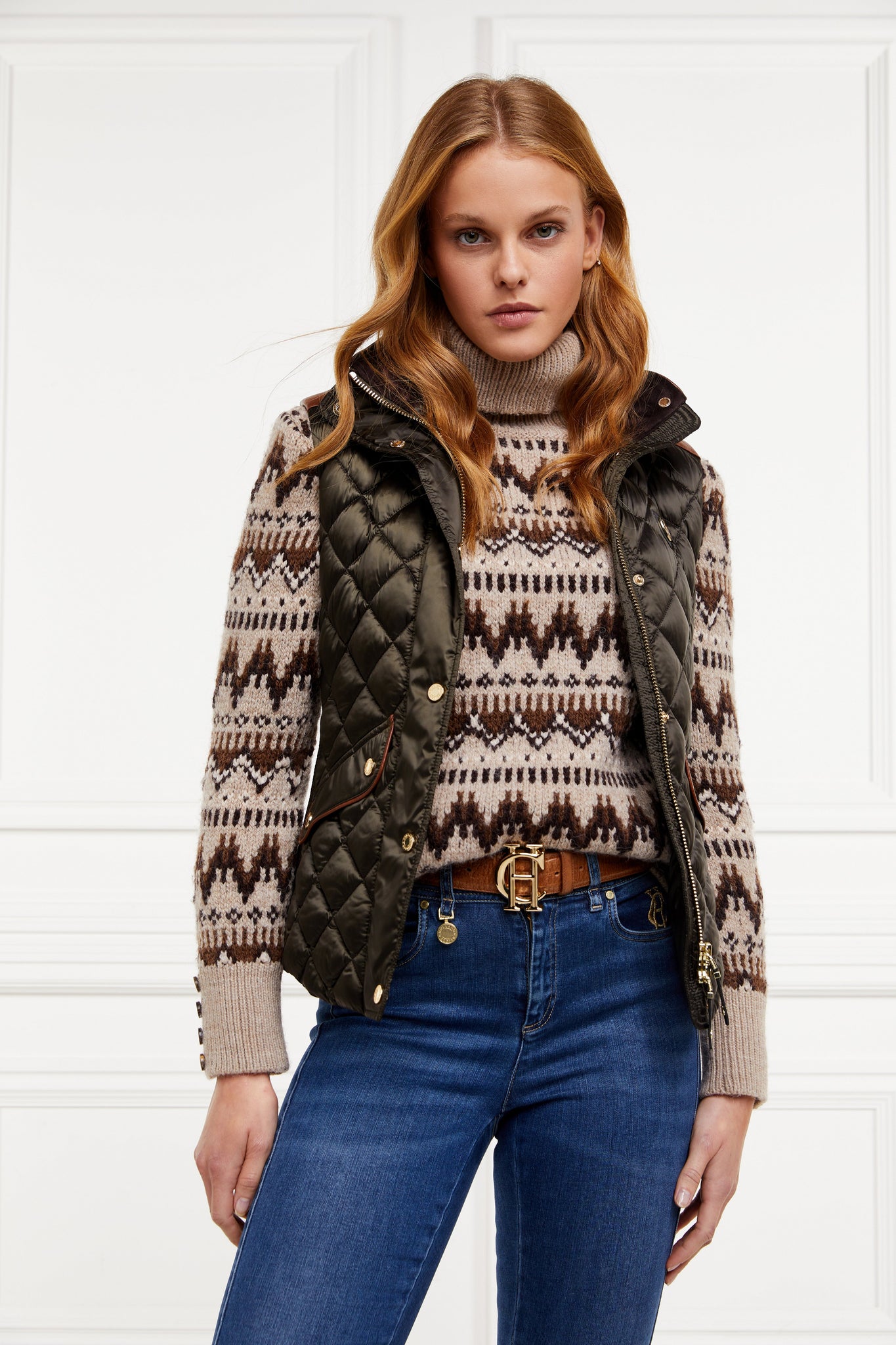 Charlbury Quilted Gilet (Heritage Khaki)