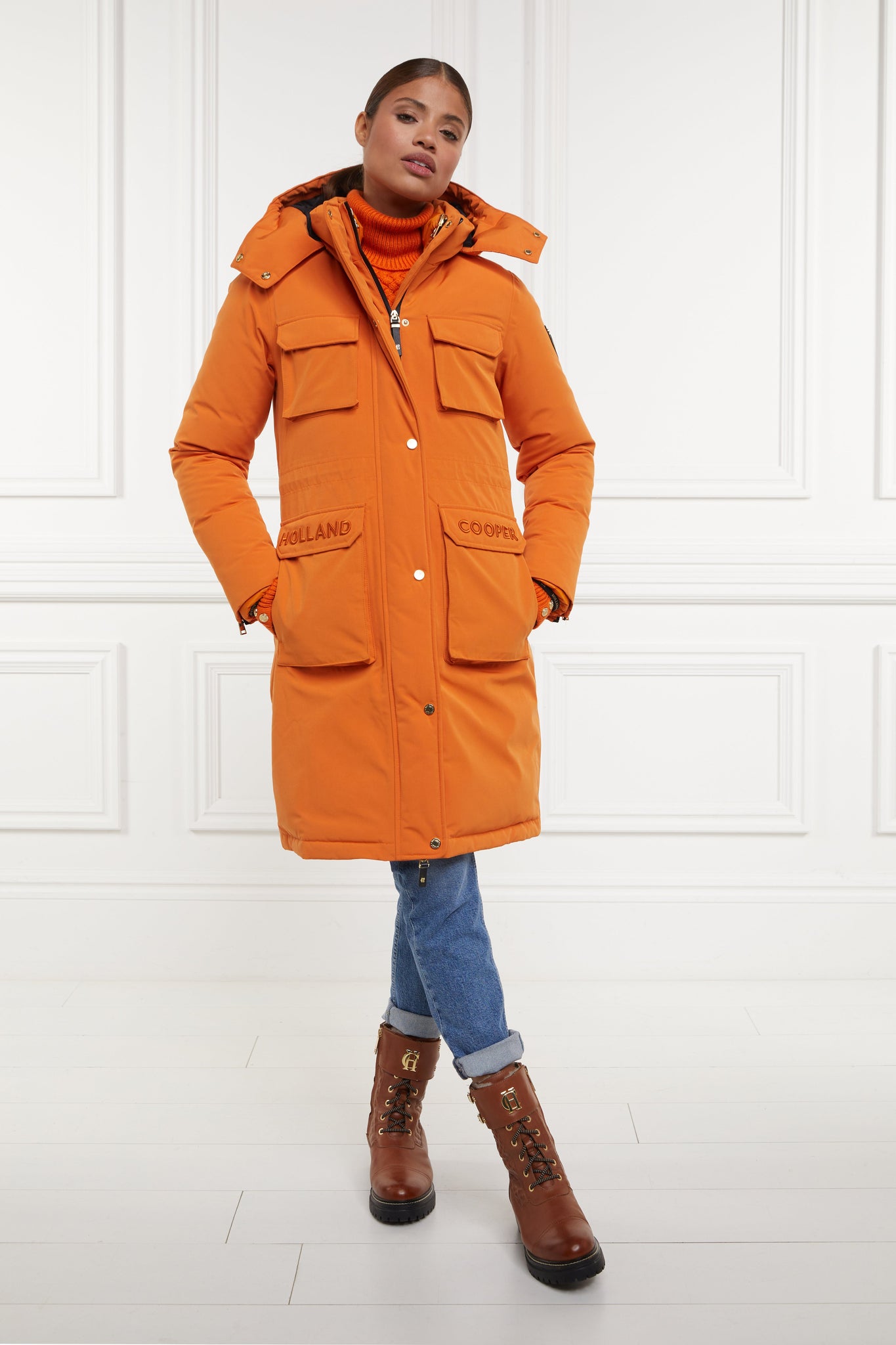 Ultimate Down Expedition Coat (Burnt Orange)