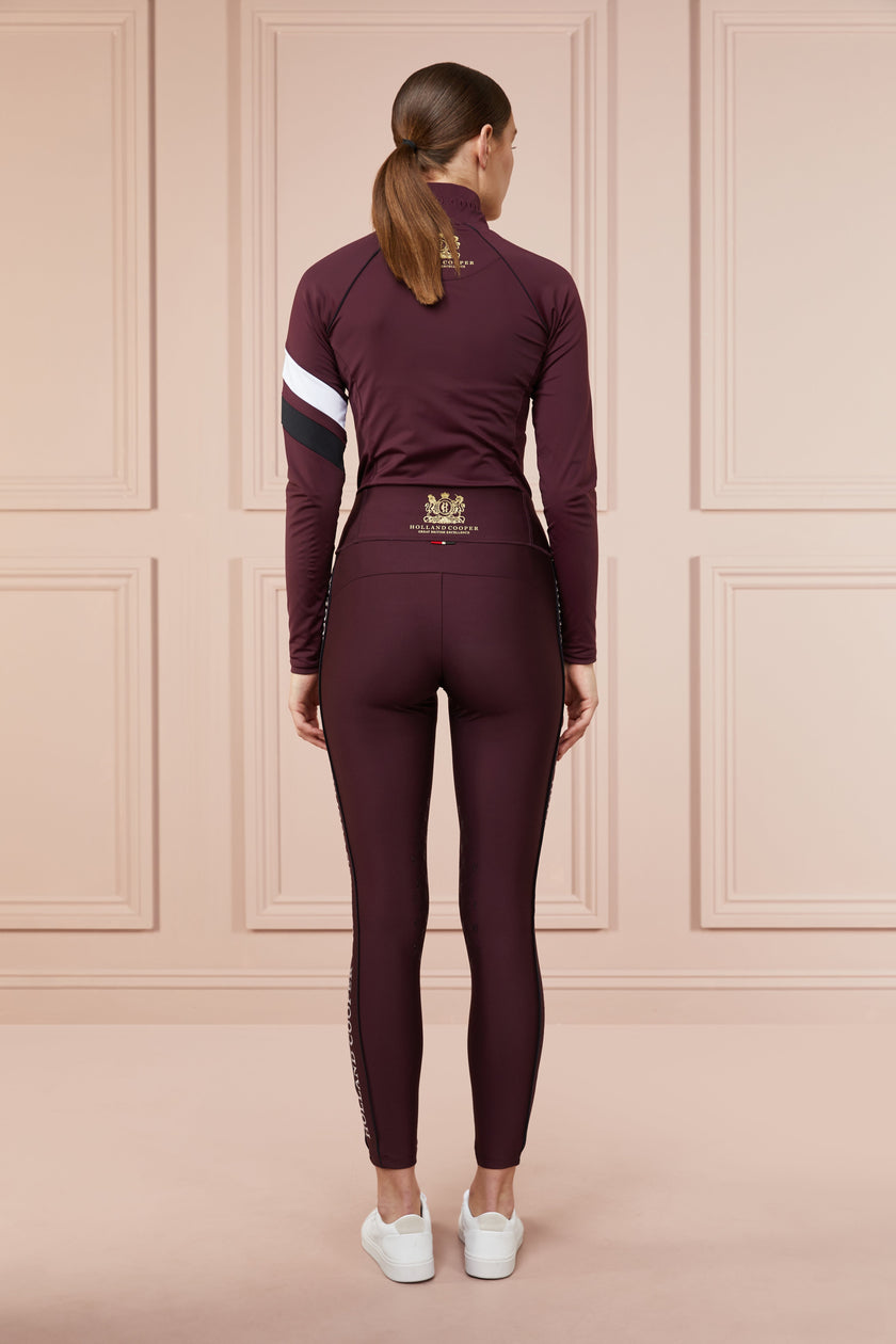 Heritage Sport Legging (Mulberry)