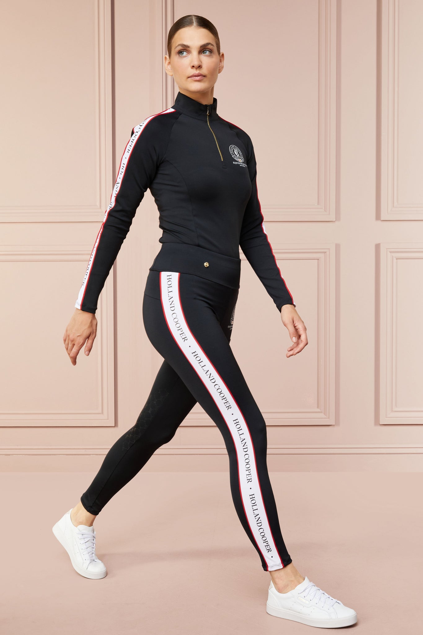 Heritage Panel Legging (Black)