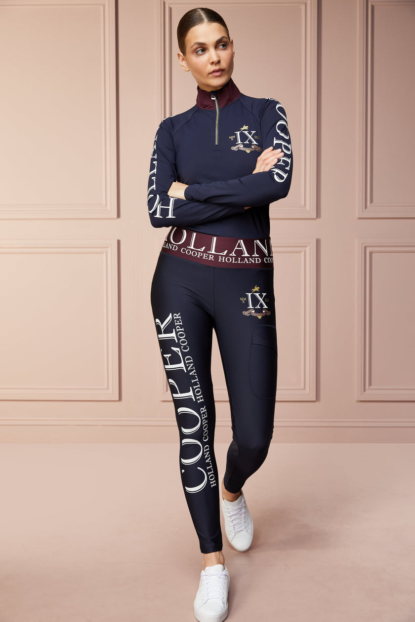 Heritage Logo Legging (Ink Navy)