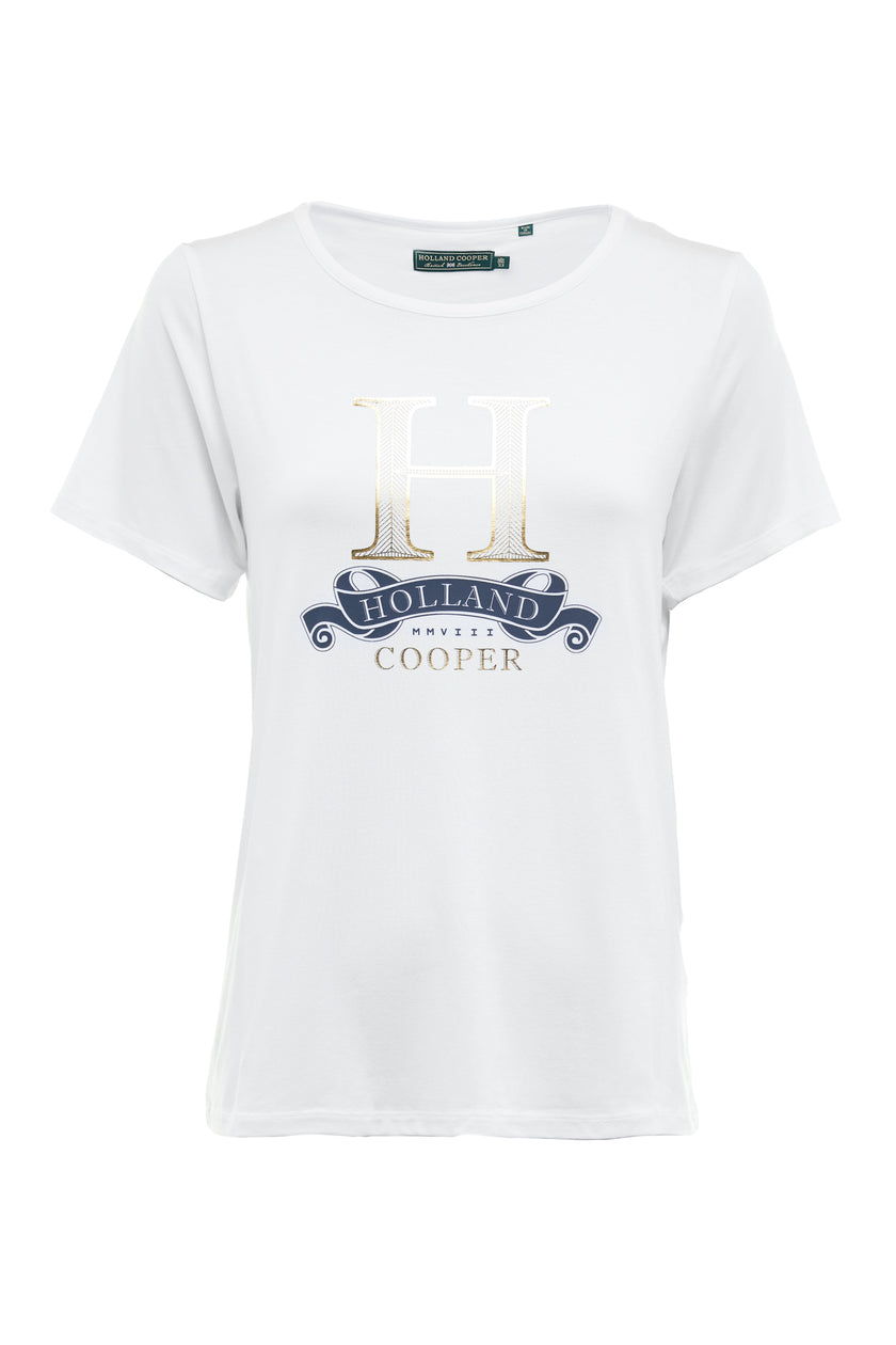 Super H Tee (White Gold)