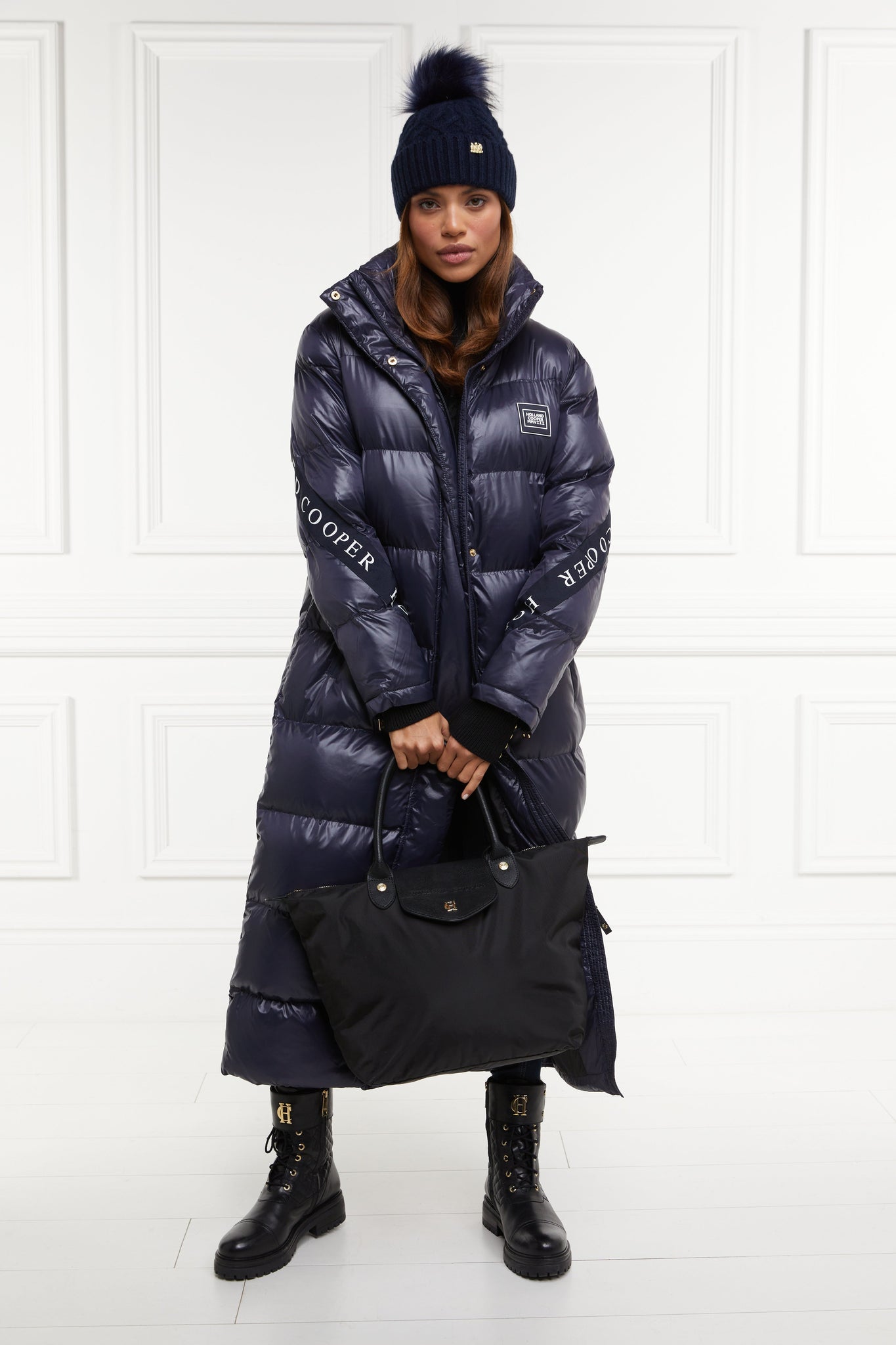 Camden Longline Coat (Ink Navy)