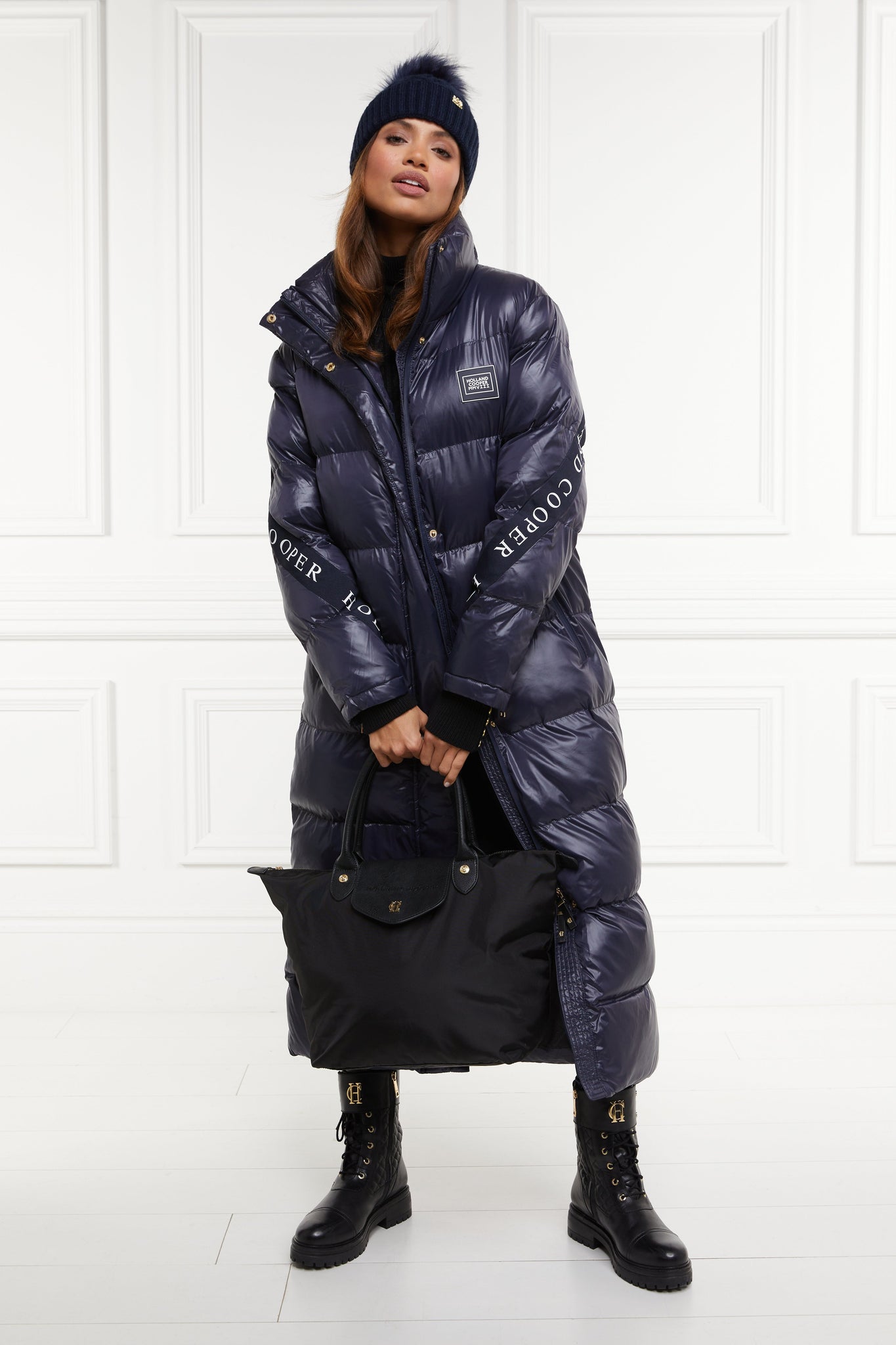 Camden Longline Coat (Ink Navy)