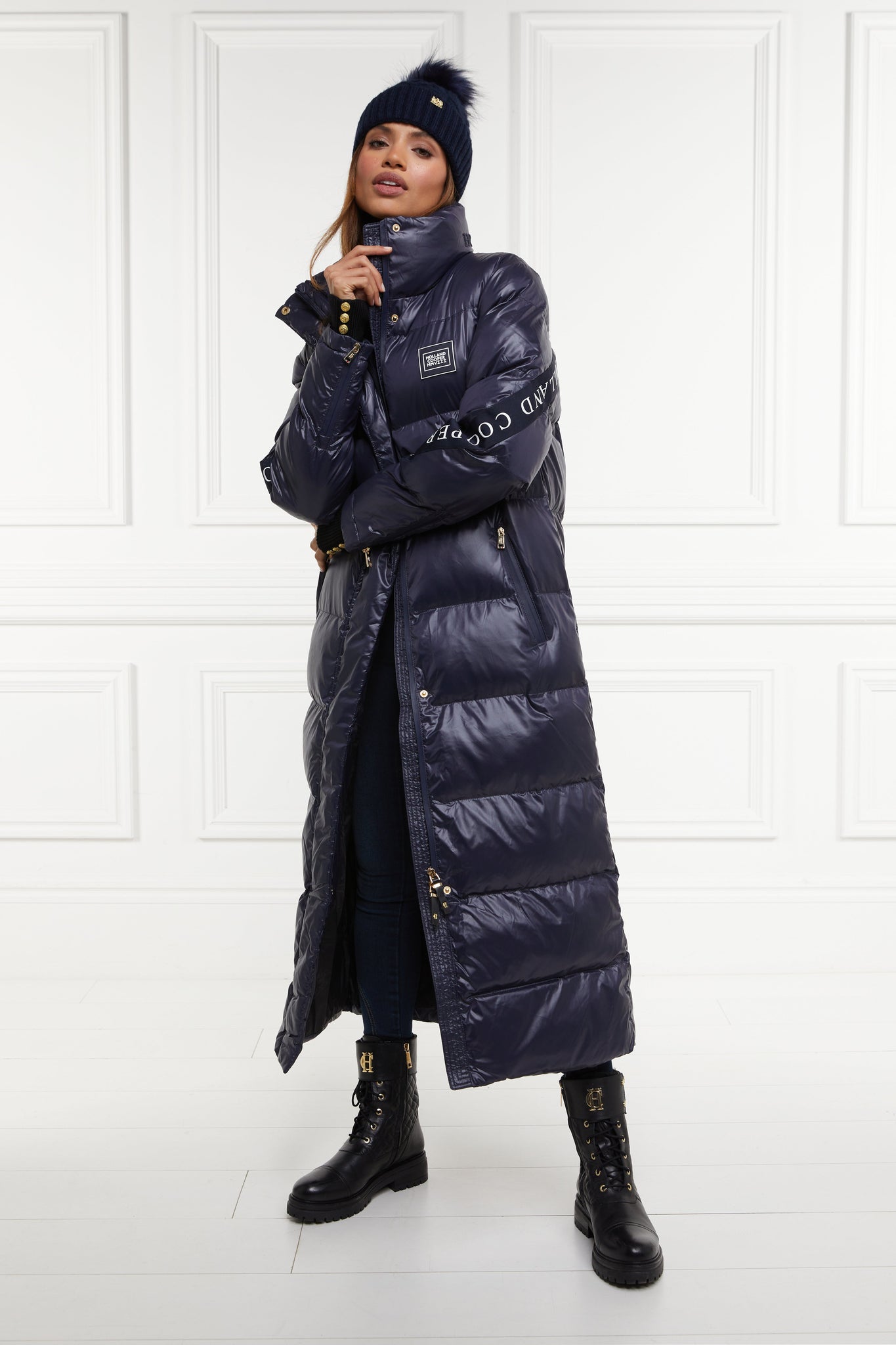 Camden Longline Coat (Ink Navy)