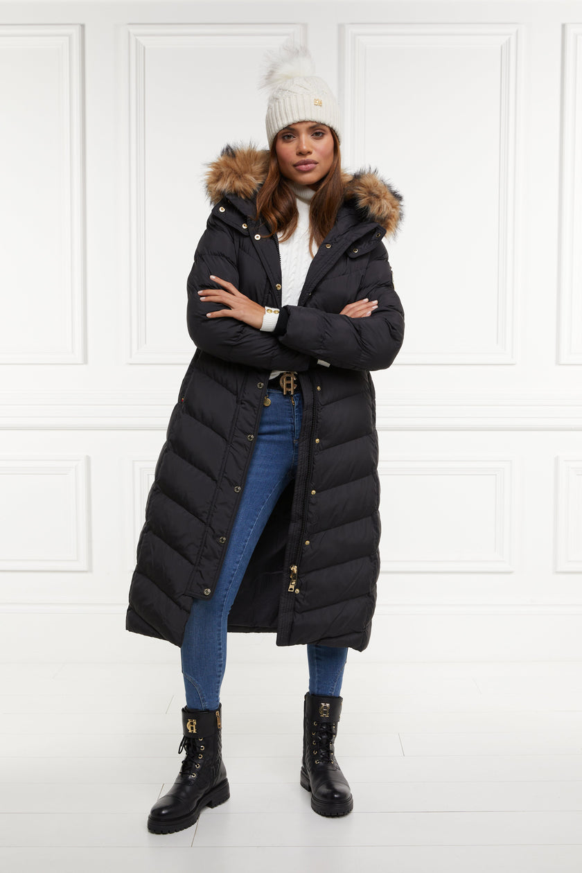 Longline Glacier Puffer (Black)