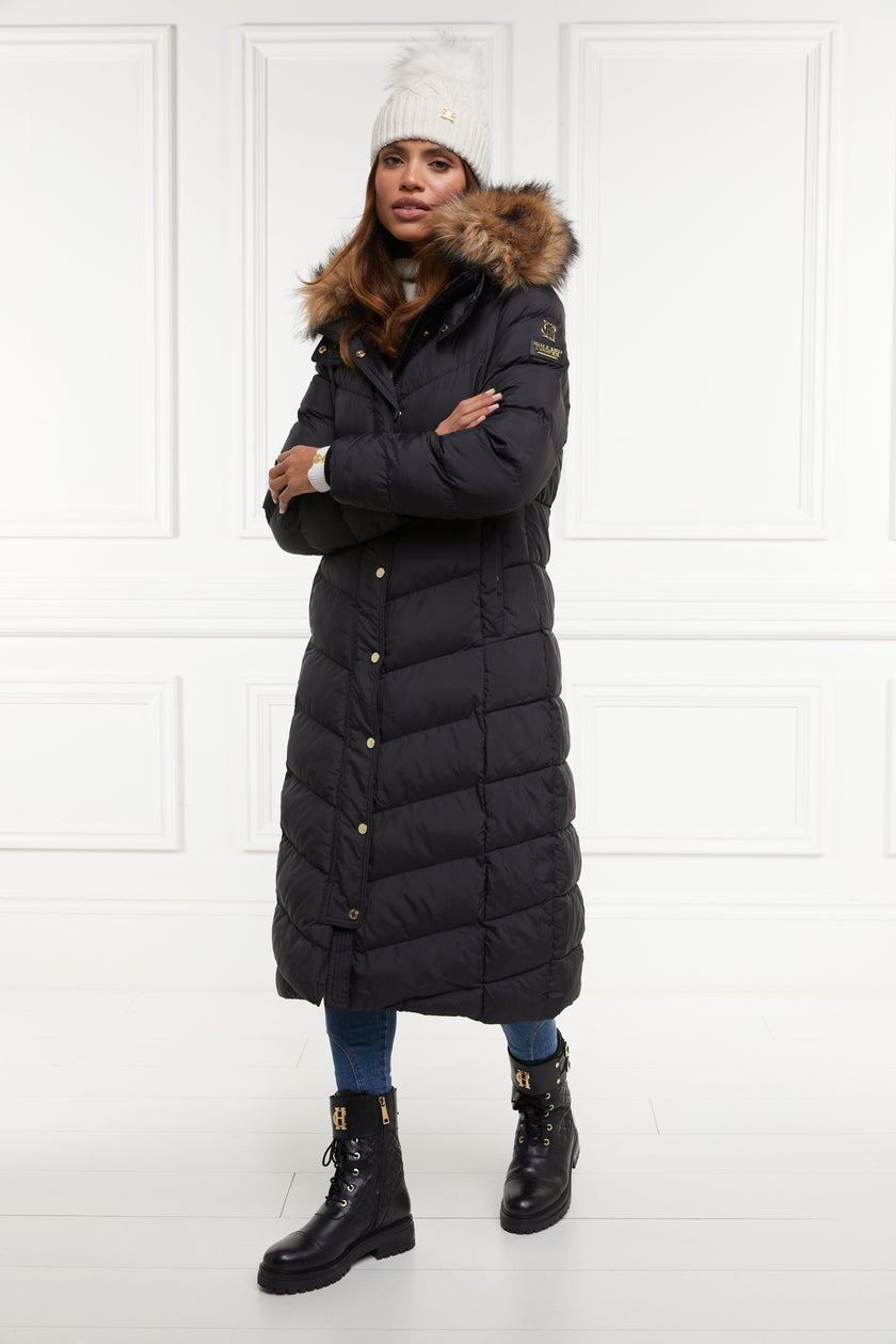 Longline Glacier Puffer (Black)