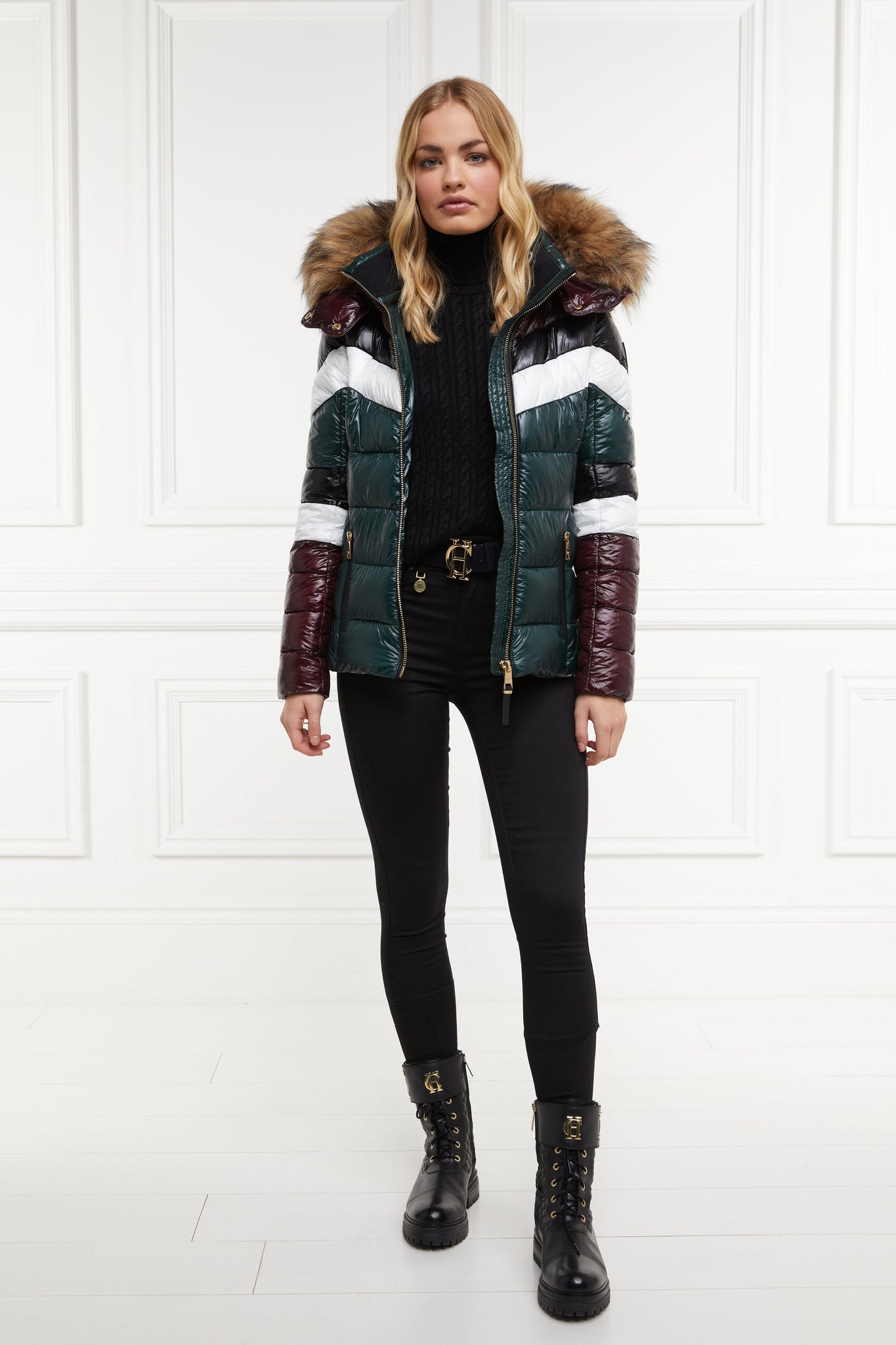 Whistler Puffer Jacket (Emerald Mulberry)