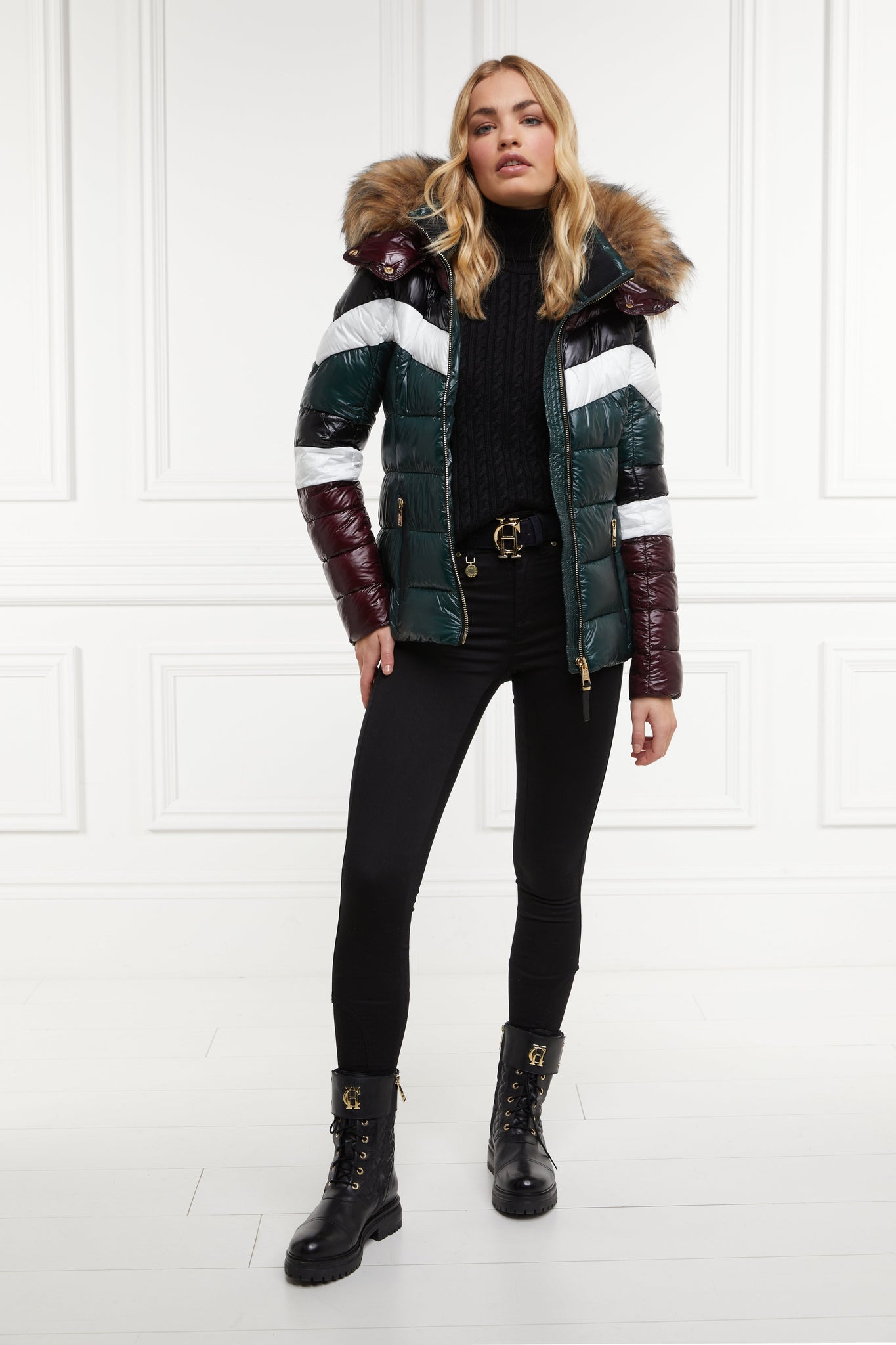 Whistler Puffer Jacket (Emerald Mulberry)