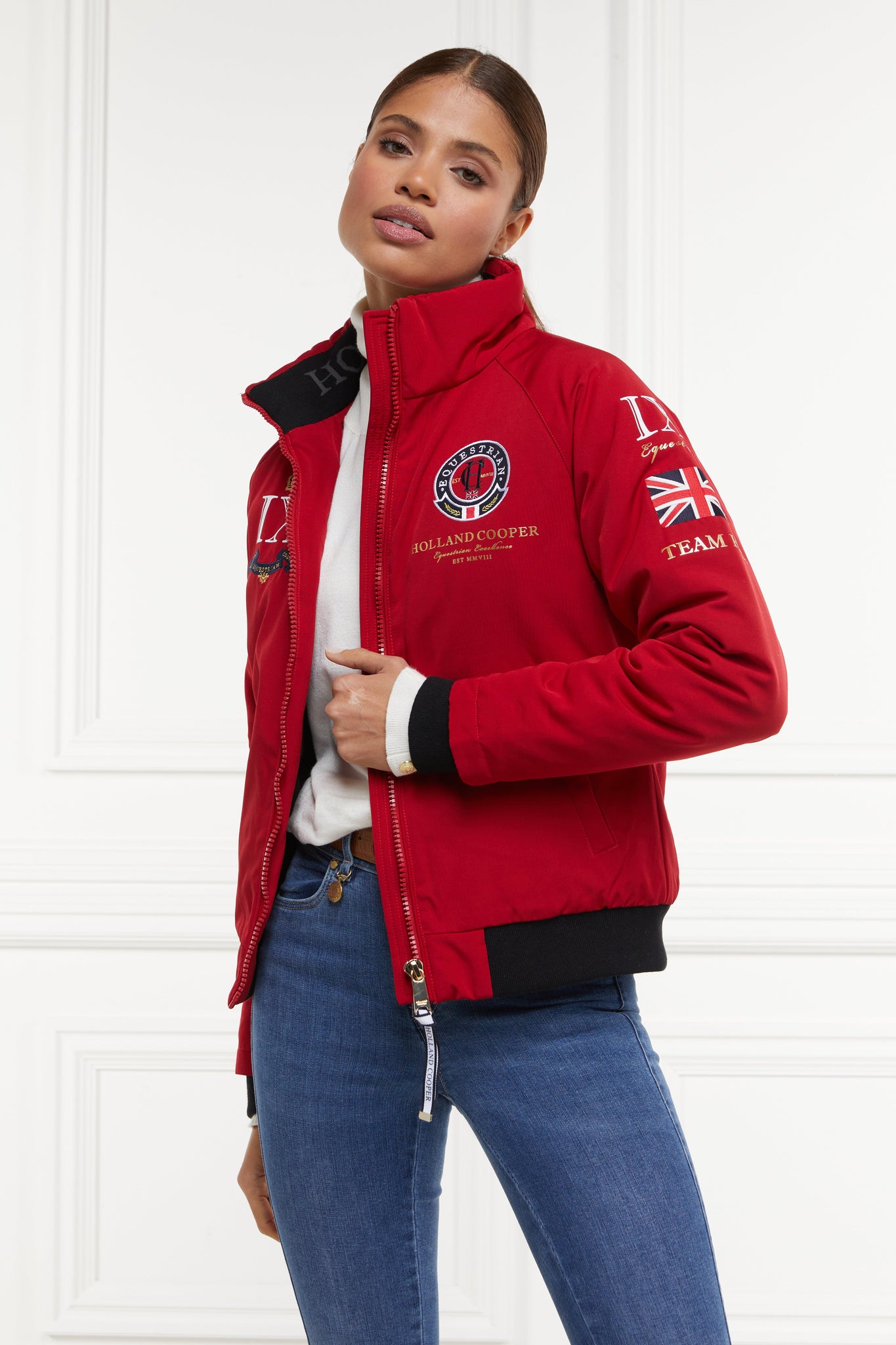 Team HC Jacket (Vermillion Red)