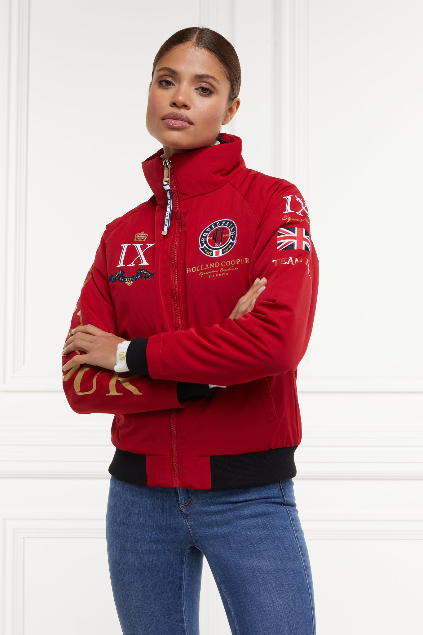 Team HC Jacket (Vermillion Red)