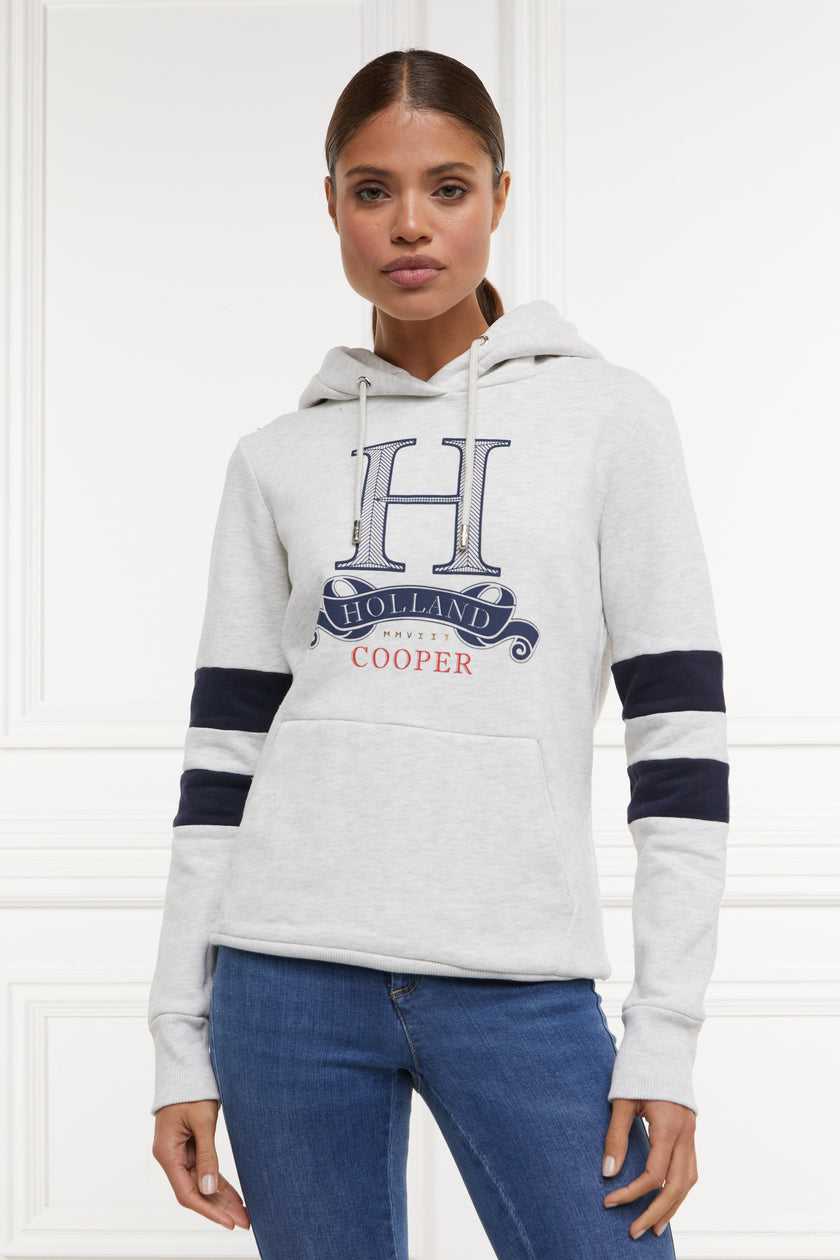 Super H Logo Hoodie (Ice Grey Marl)