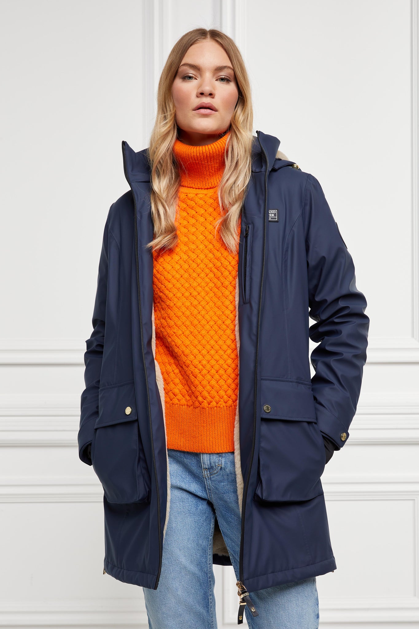 Brecon Winter Rain Coat (Ink Navy)