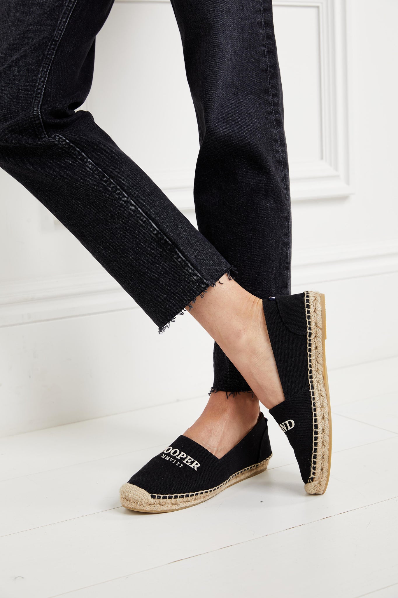 Riviera Espadrille (Black)