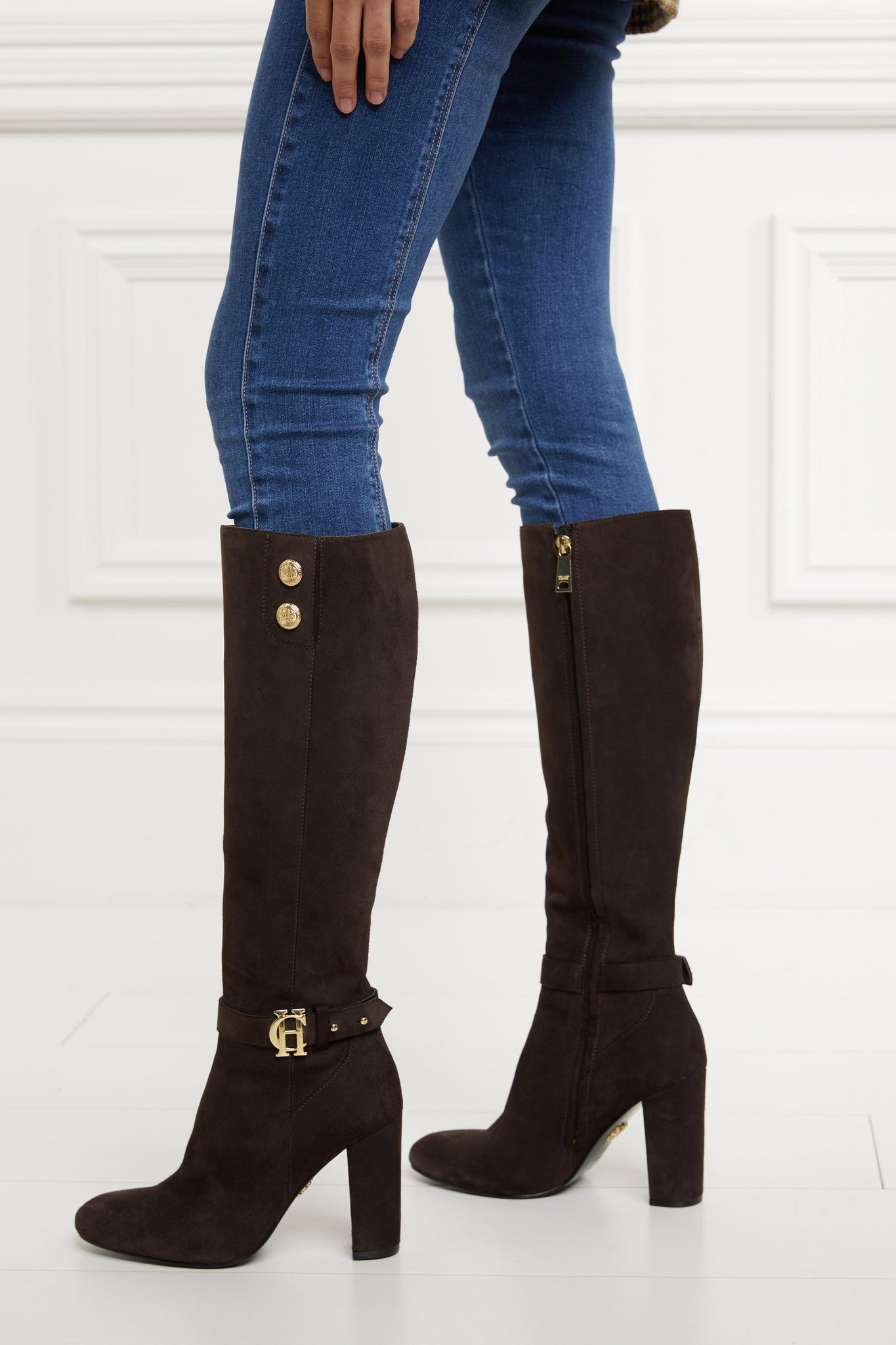 Marlborough Knee Boot (Chocolate)