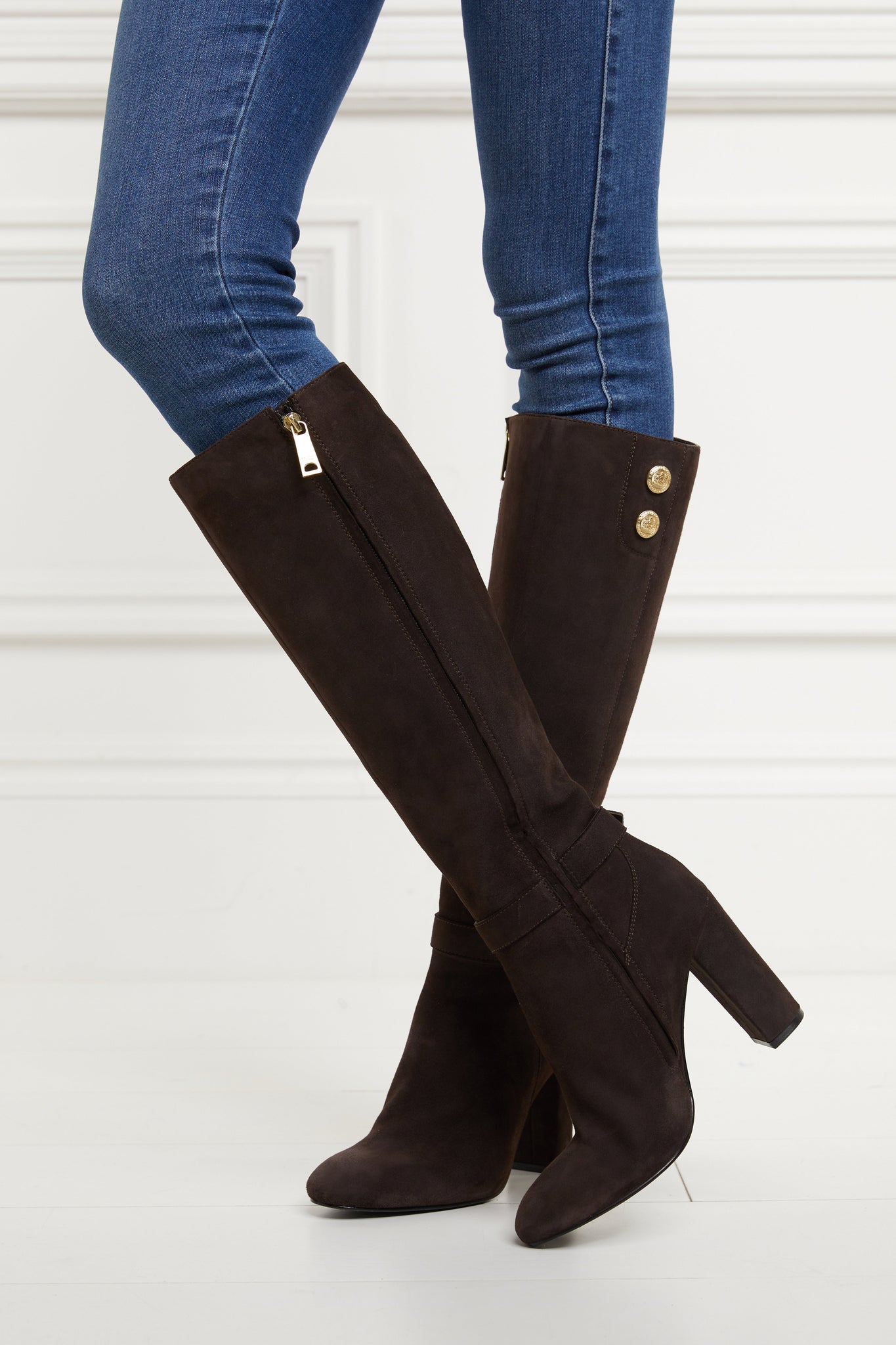 Marlborough Knee Boot (Chocolate)