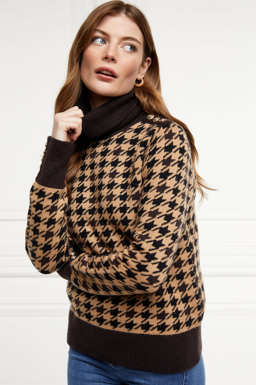 Heritage Knit Jumper (Country Houndstooth)