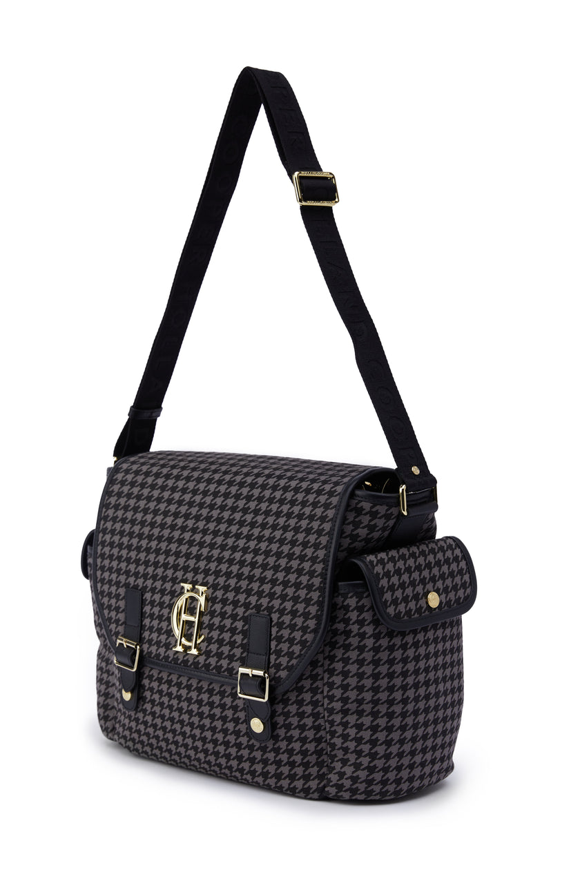 Hudson Changing Bag (Grey Houndstooth)