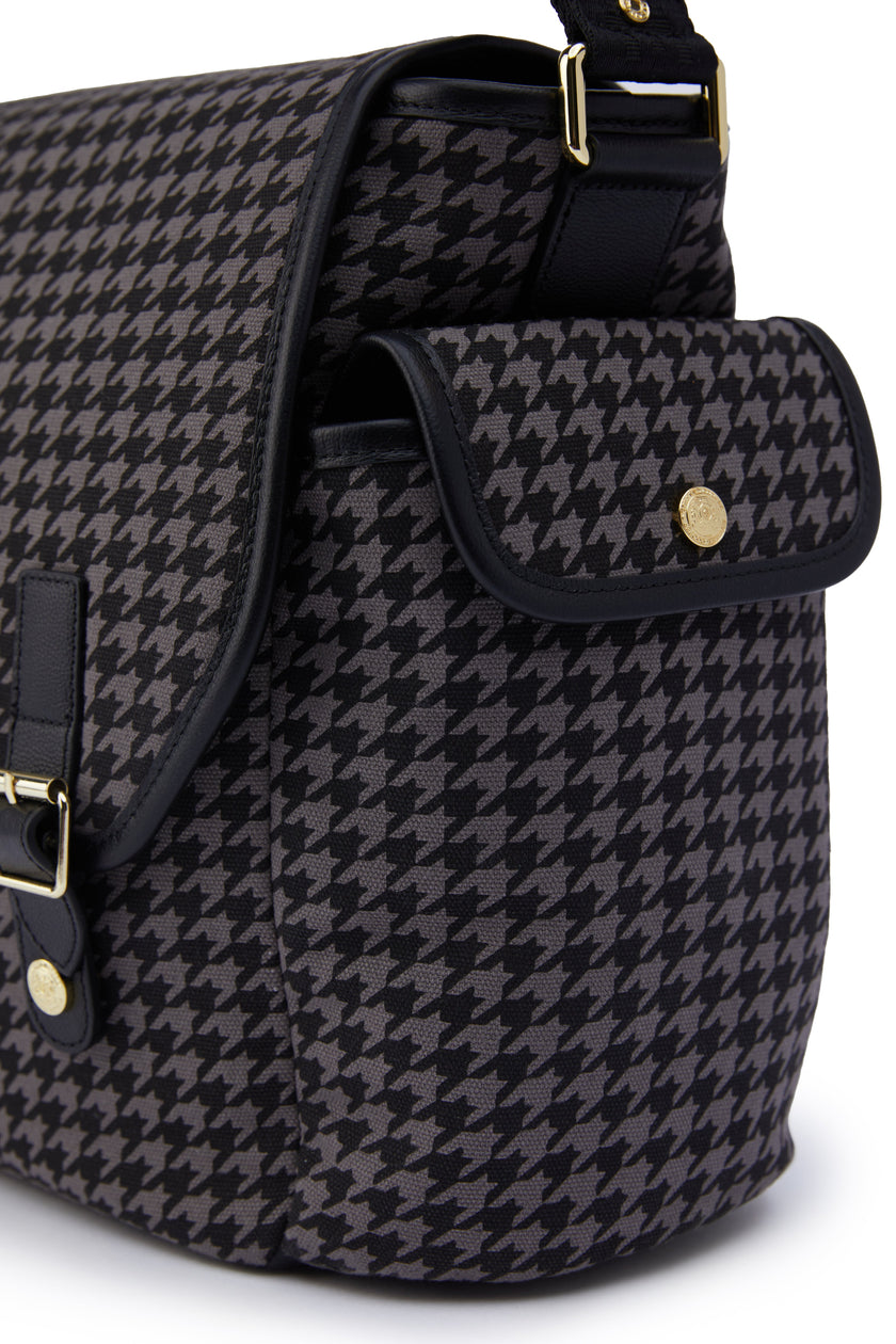 Hudson Changing Bag (Grey Houndstooth)