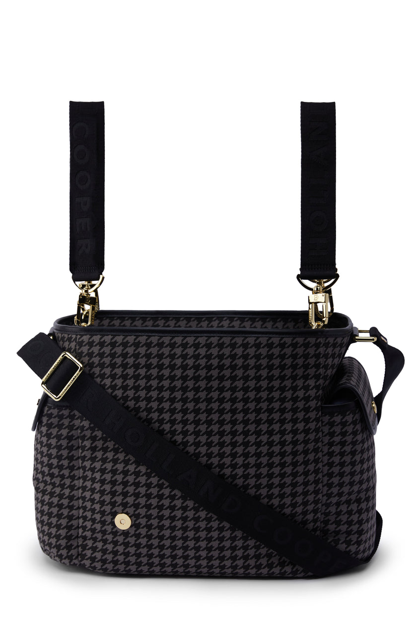 Hudson Changing Bag (Grey Houndstooth)